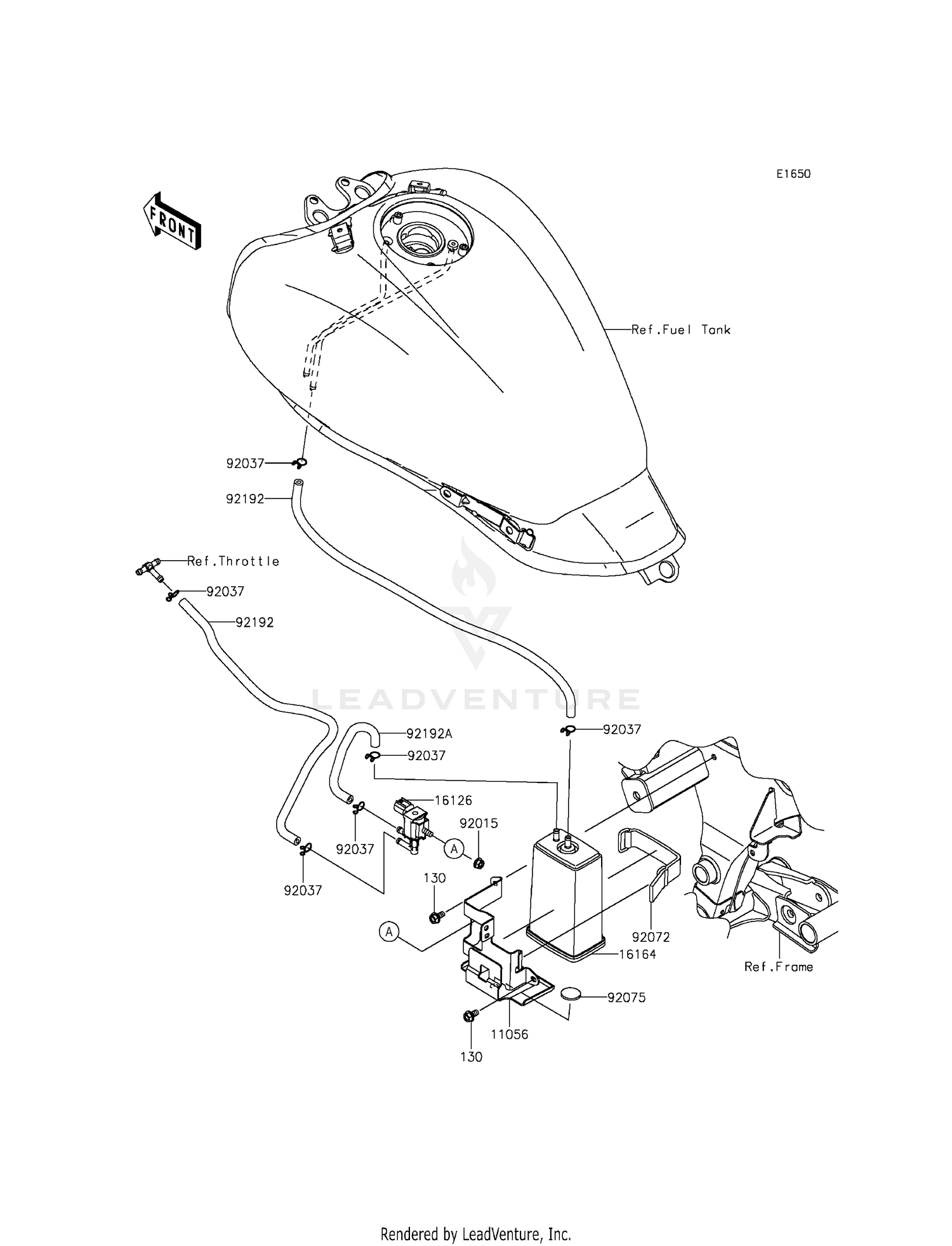 FUEL EVAPORATIVE SYSTEM (CA)