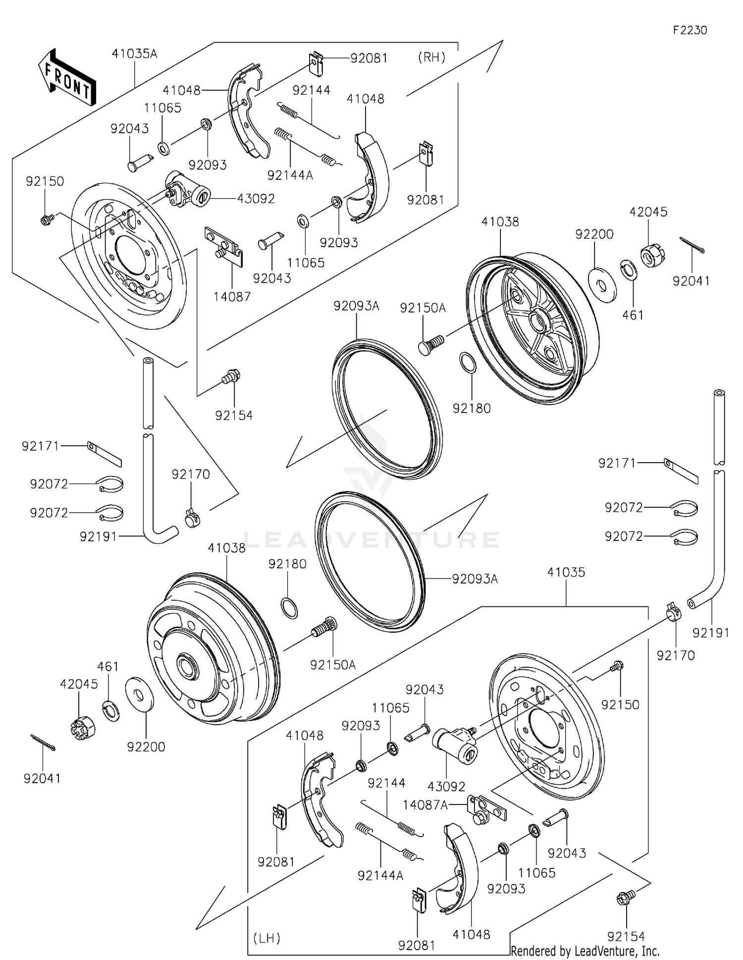 Front Hubs/Brakes