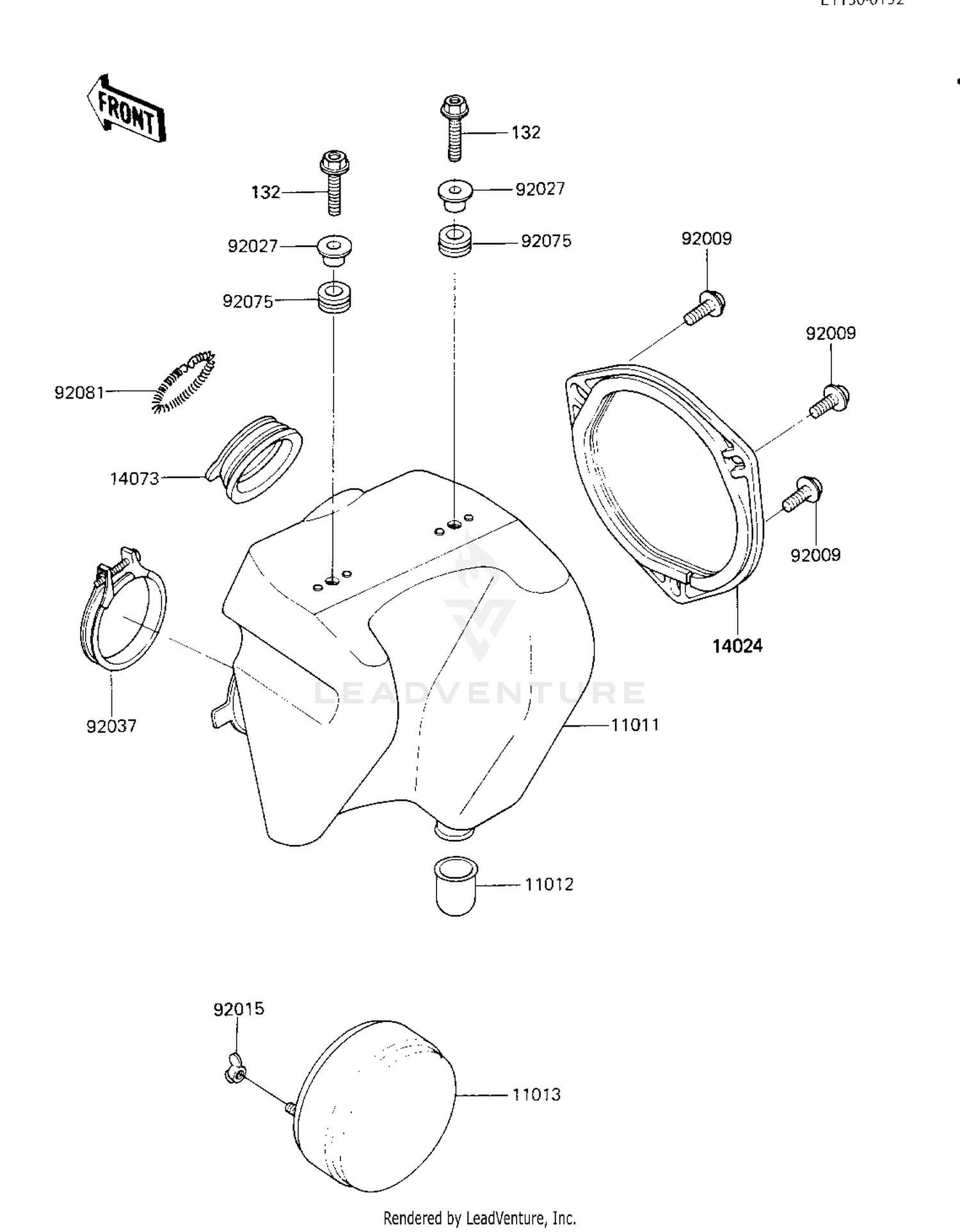 AIR CLEANER ('84 A1)