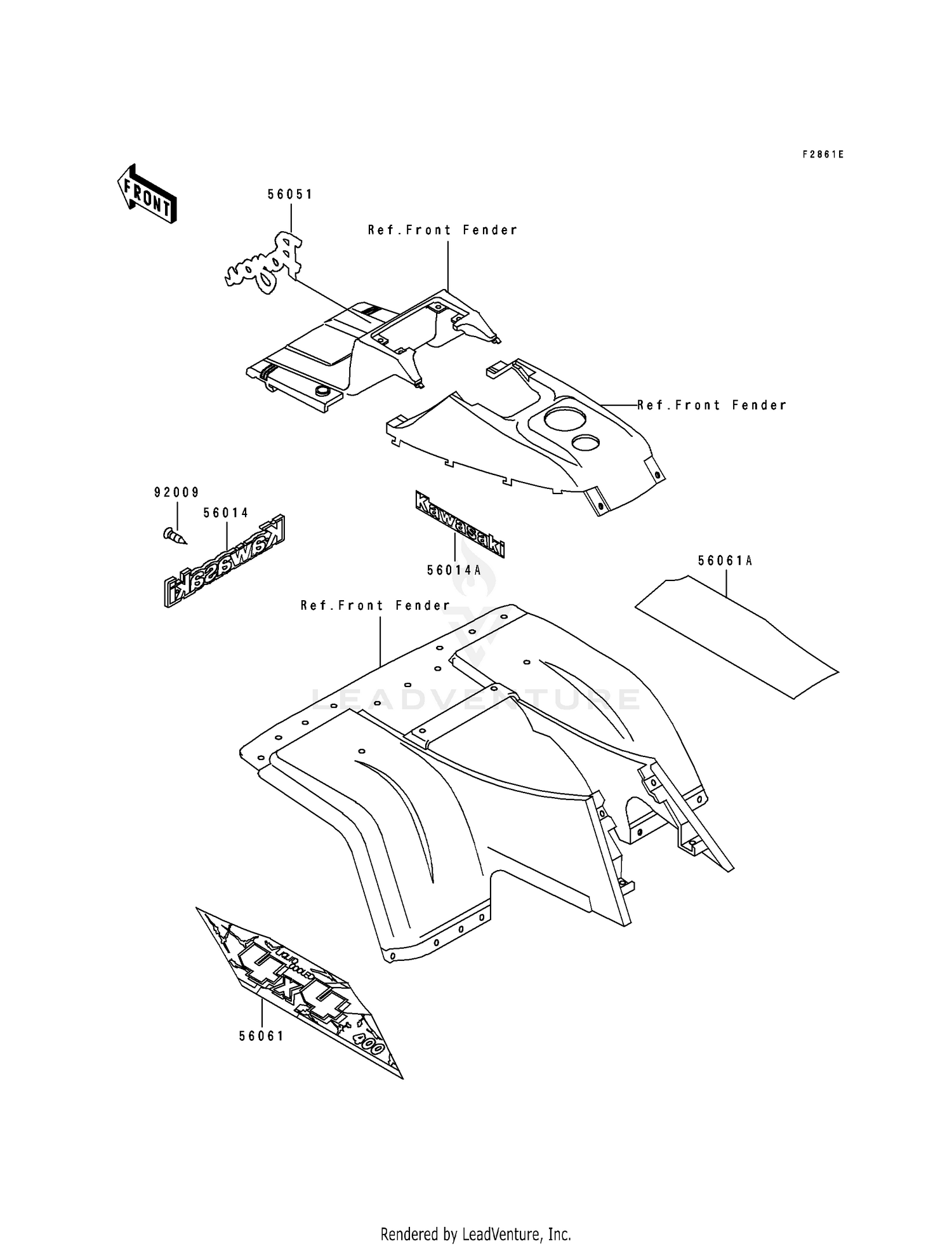 DECALS (EBONY)(KLF400-B3)