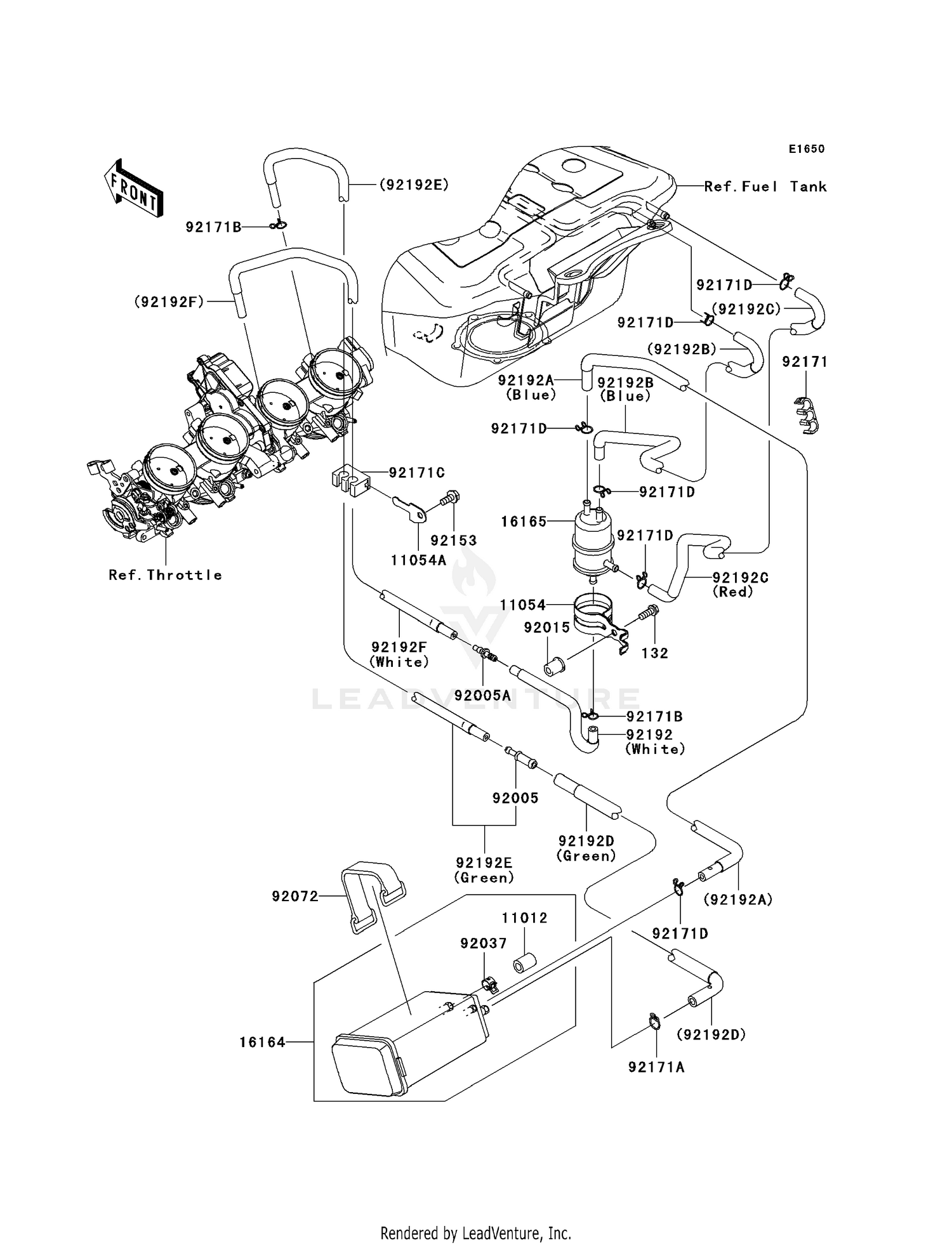 FUEL EVAPORATIVE SYSTEM (CA)