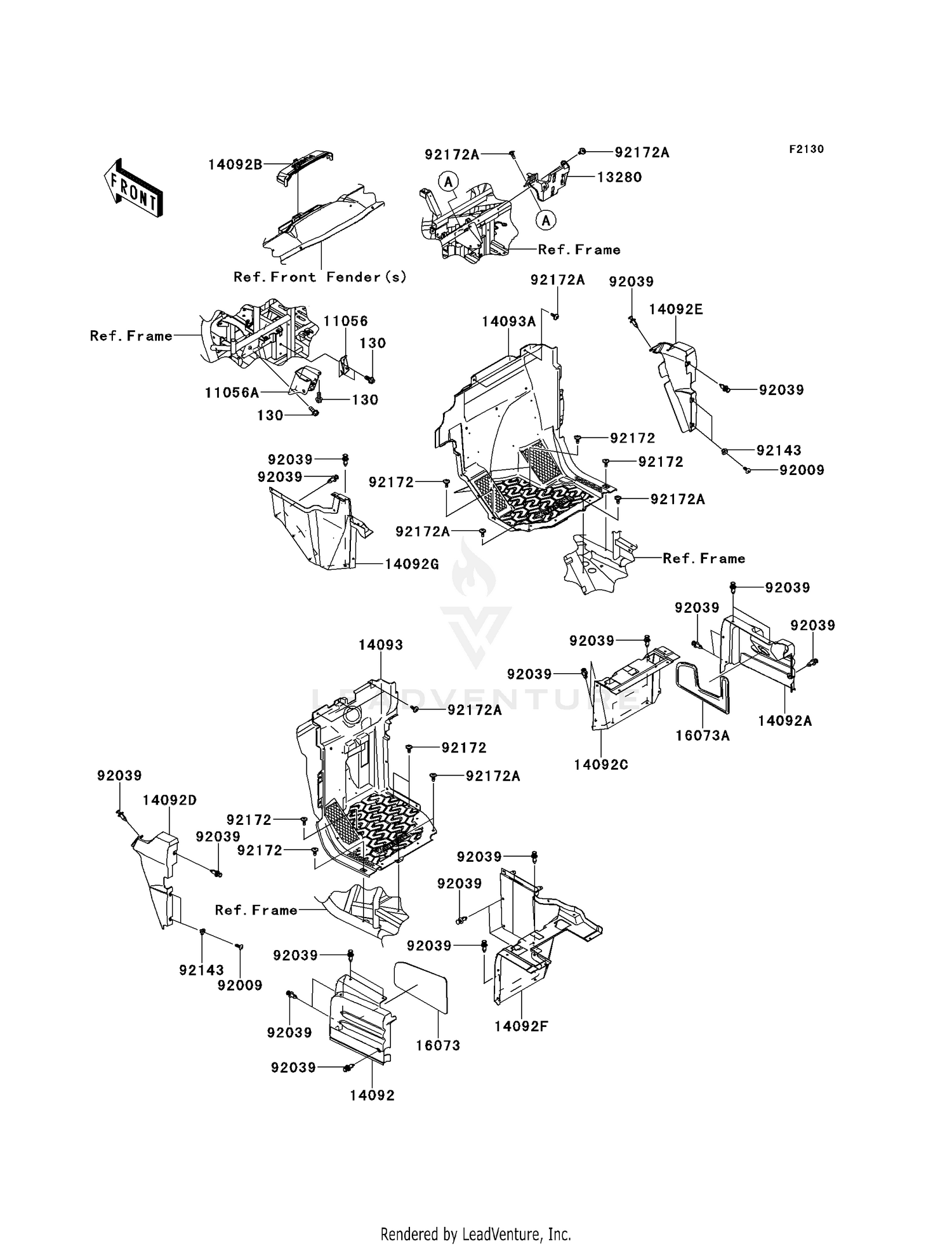 FRAME FITTINGS (FRONT)