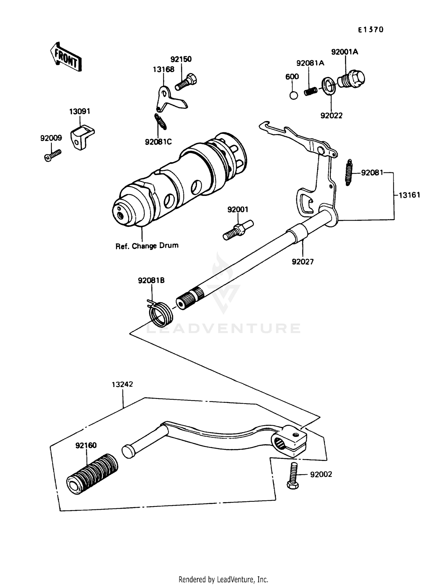 GEAR CHANGE MECHANISM