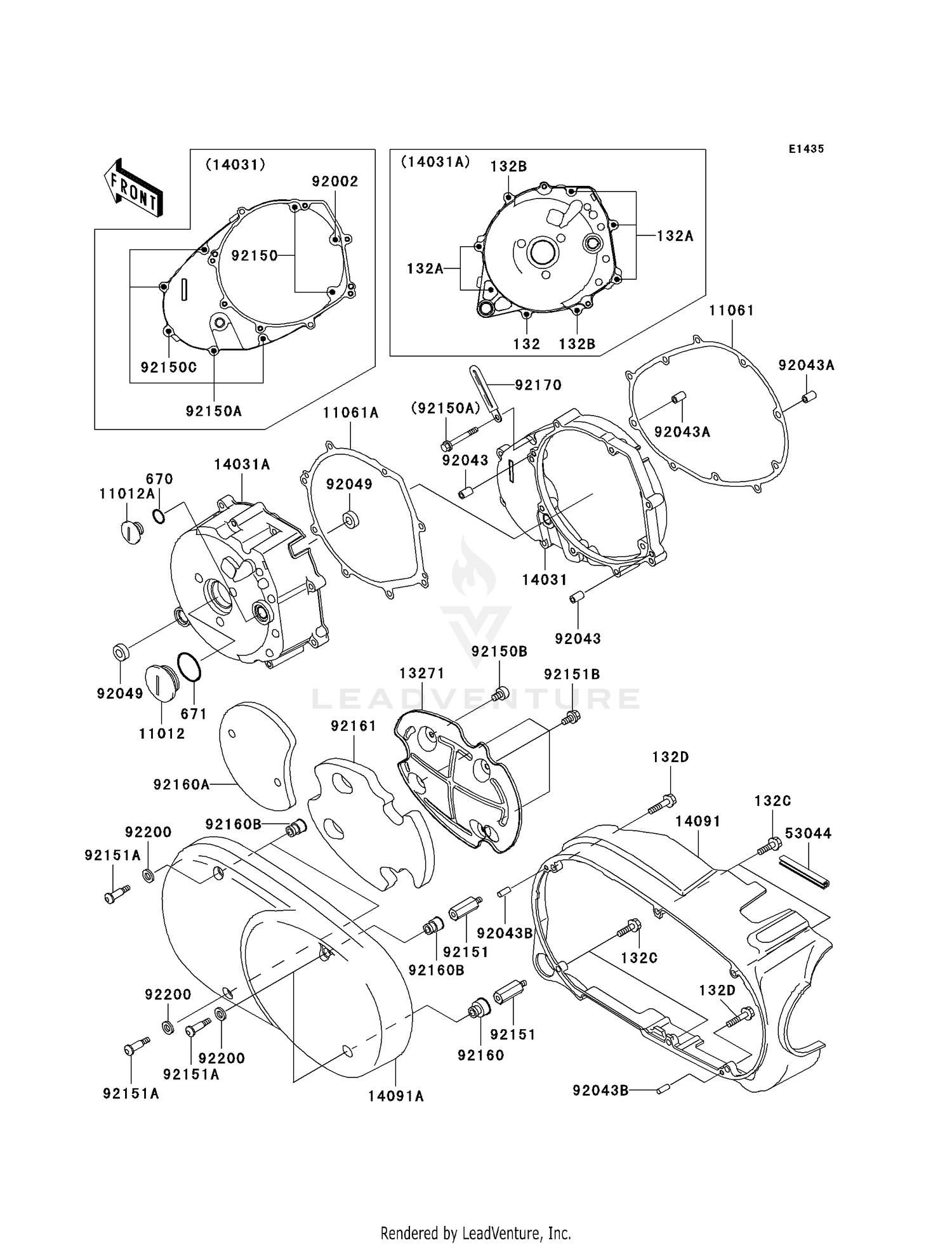 LEFT ENGINE COVER(S)