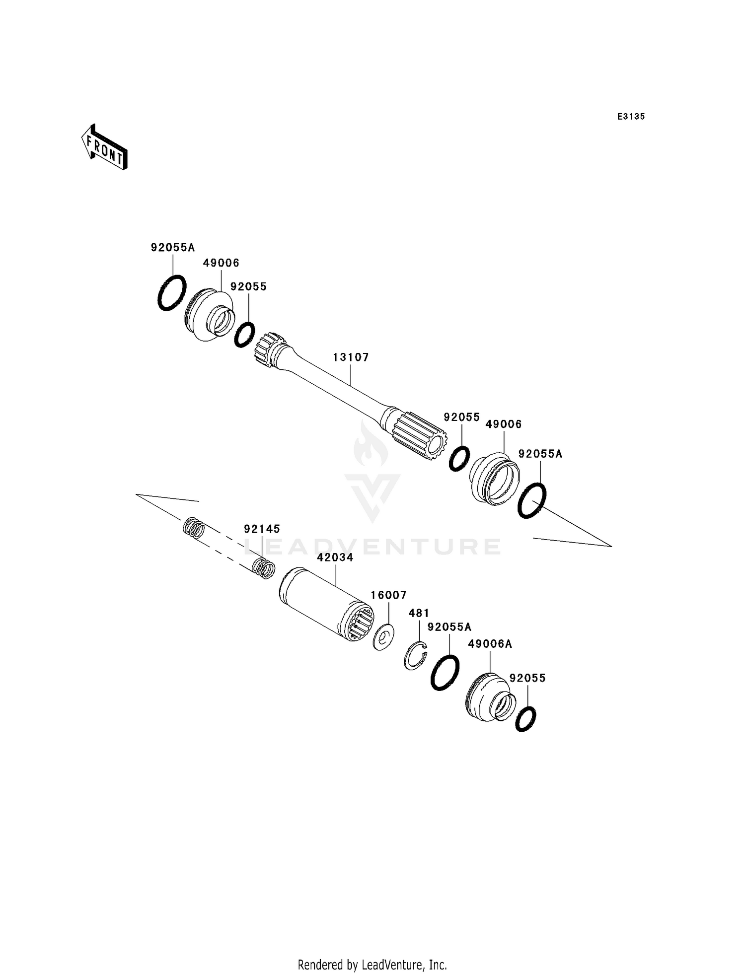 DRIVE SHAFT-PROPELLER
