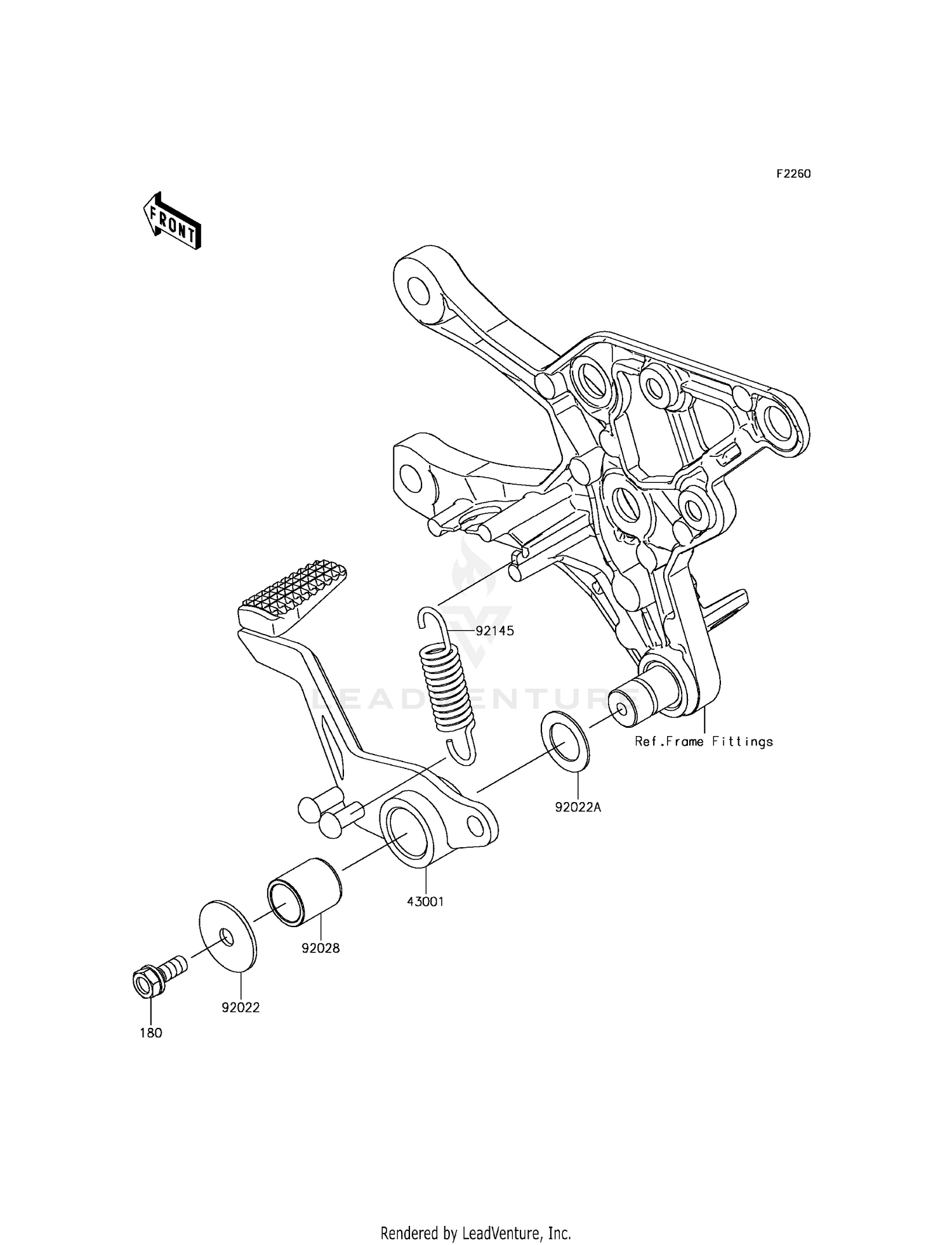 BRAKE PEDAL/TORQUE LINK