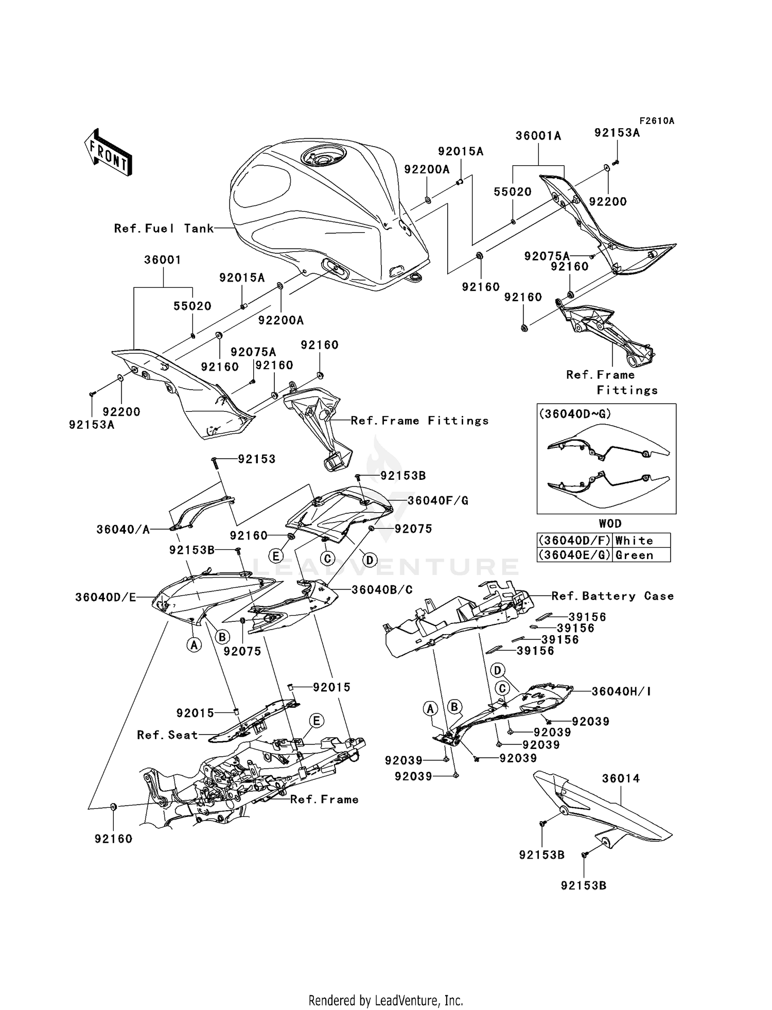 SIDE COVERS/CHAIN COVER (B8F)