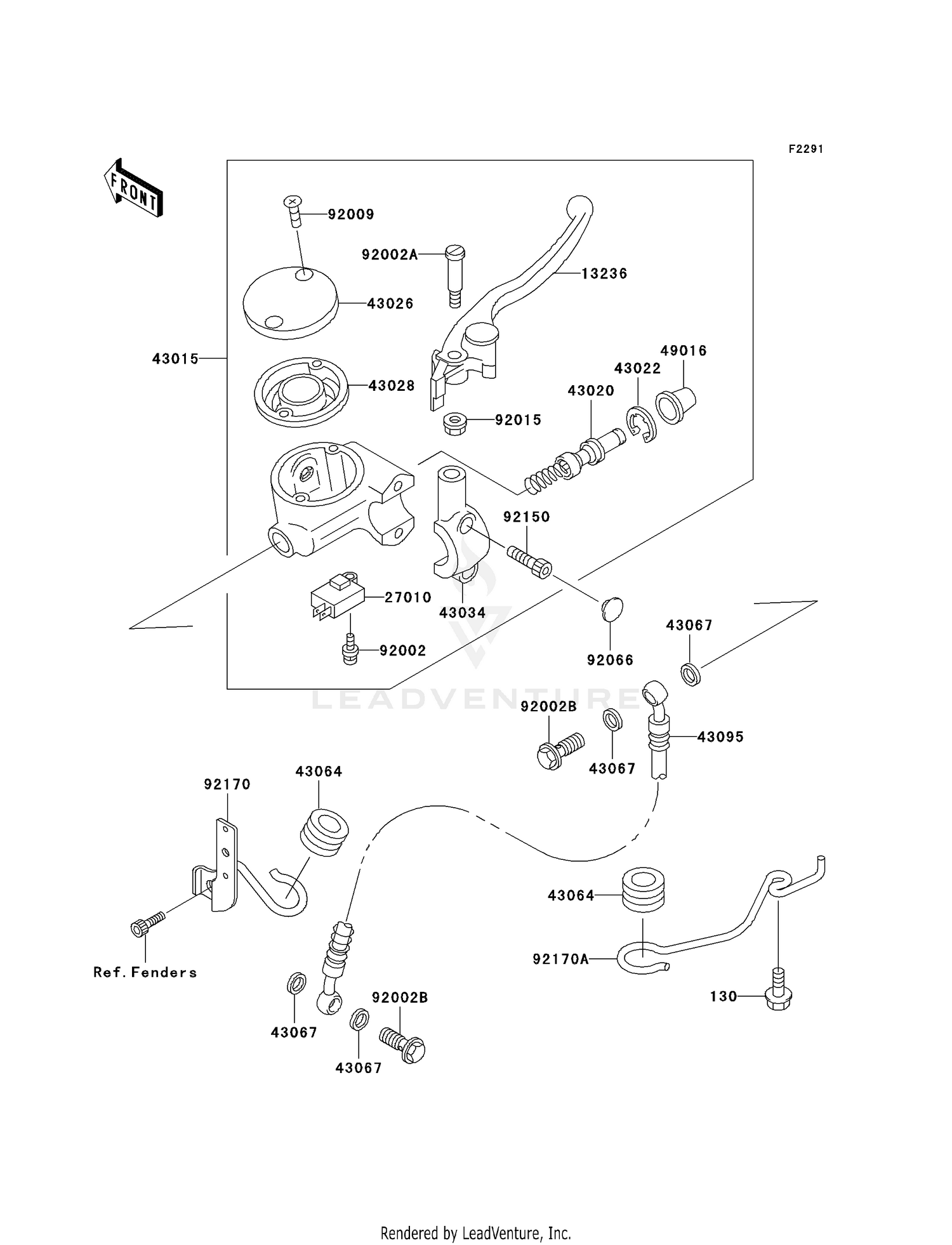 FRONT MASTER CYLINDER