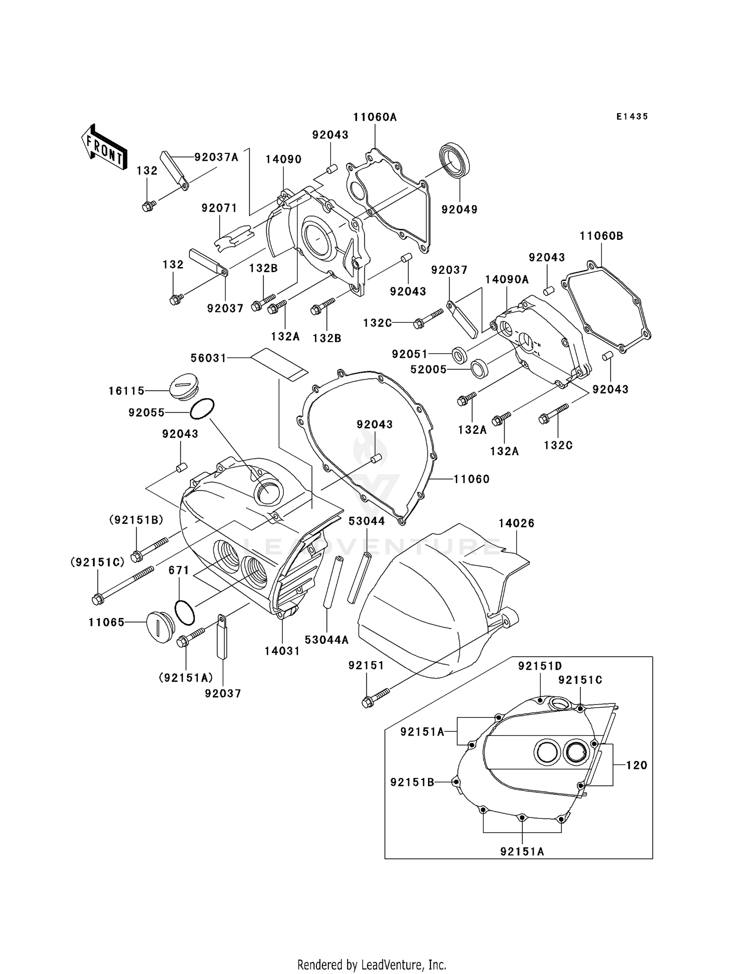 LEFT ENGINE COVER(S)