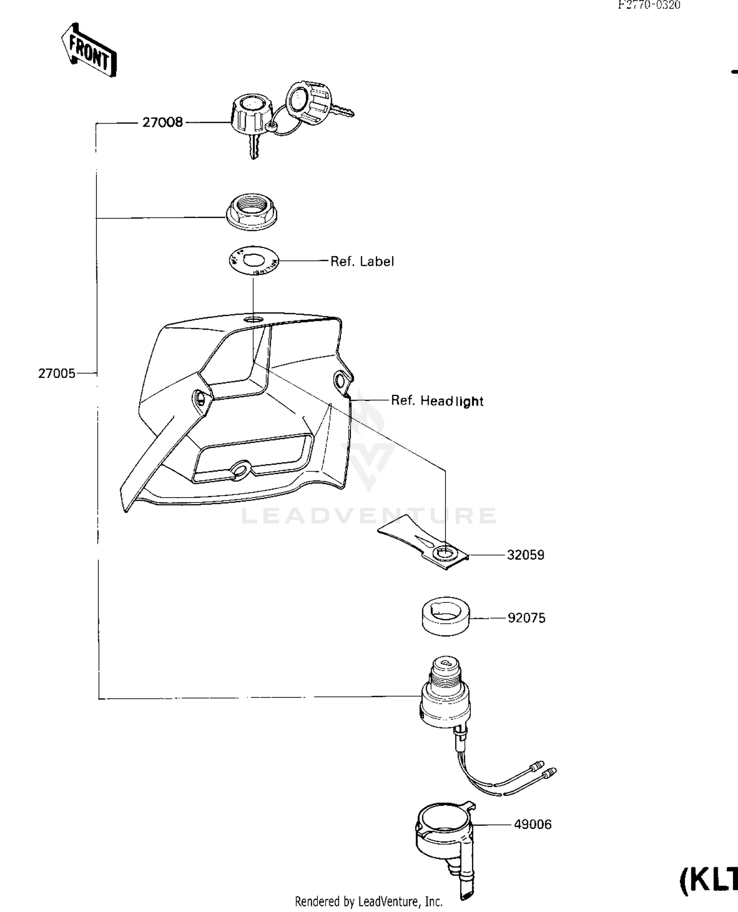 IGNITION SWITCH (KLT185-A2)