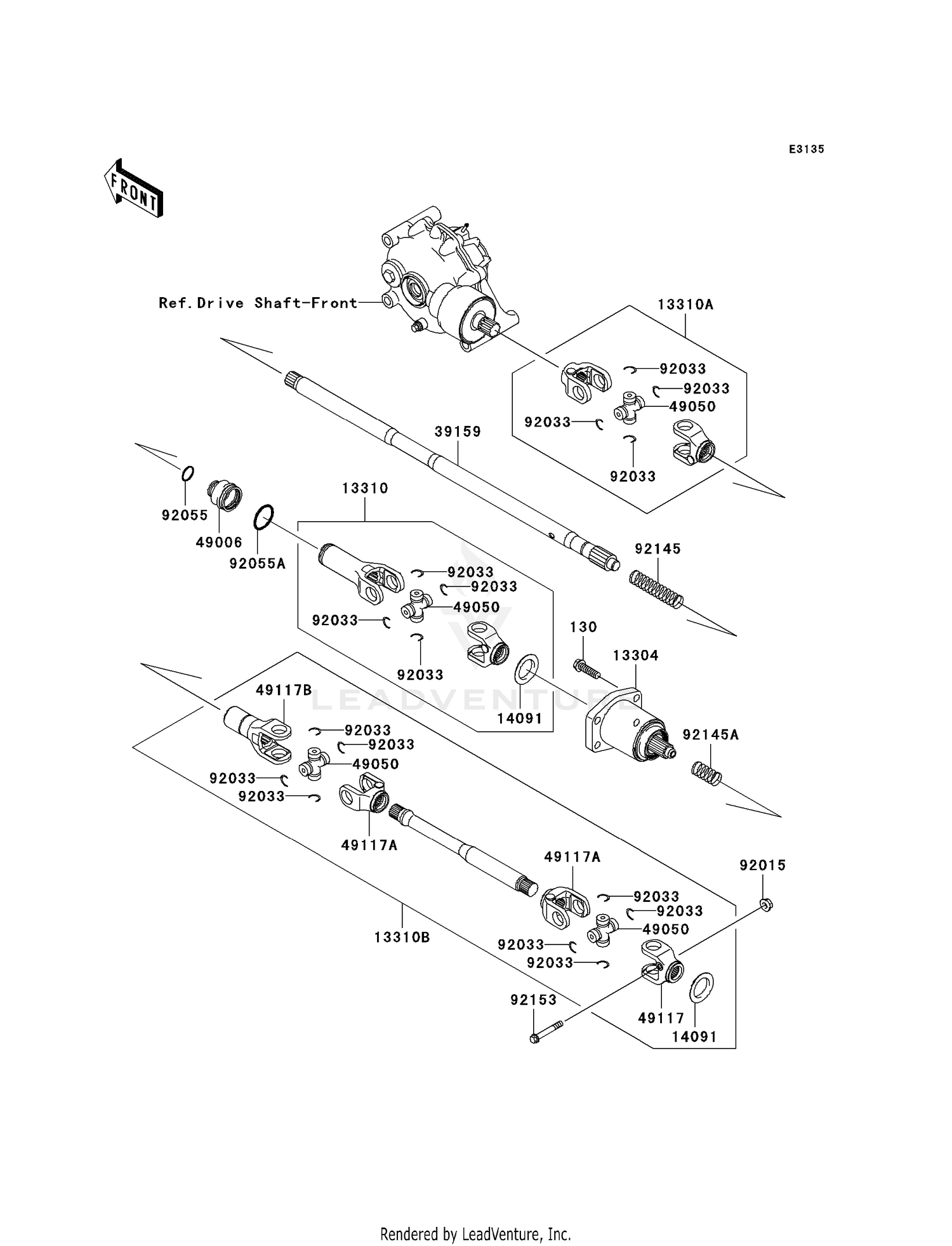 DRIVE SHAFT-PROPELLER