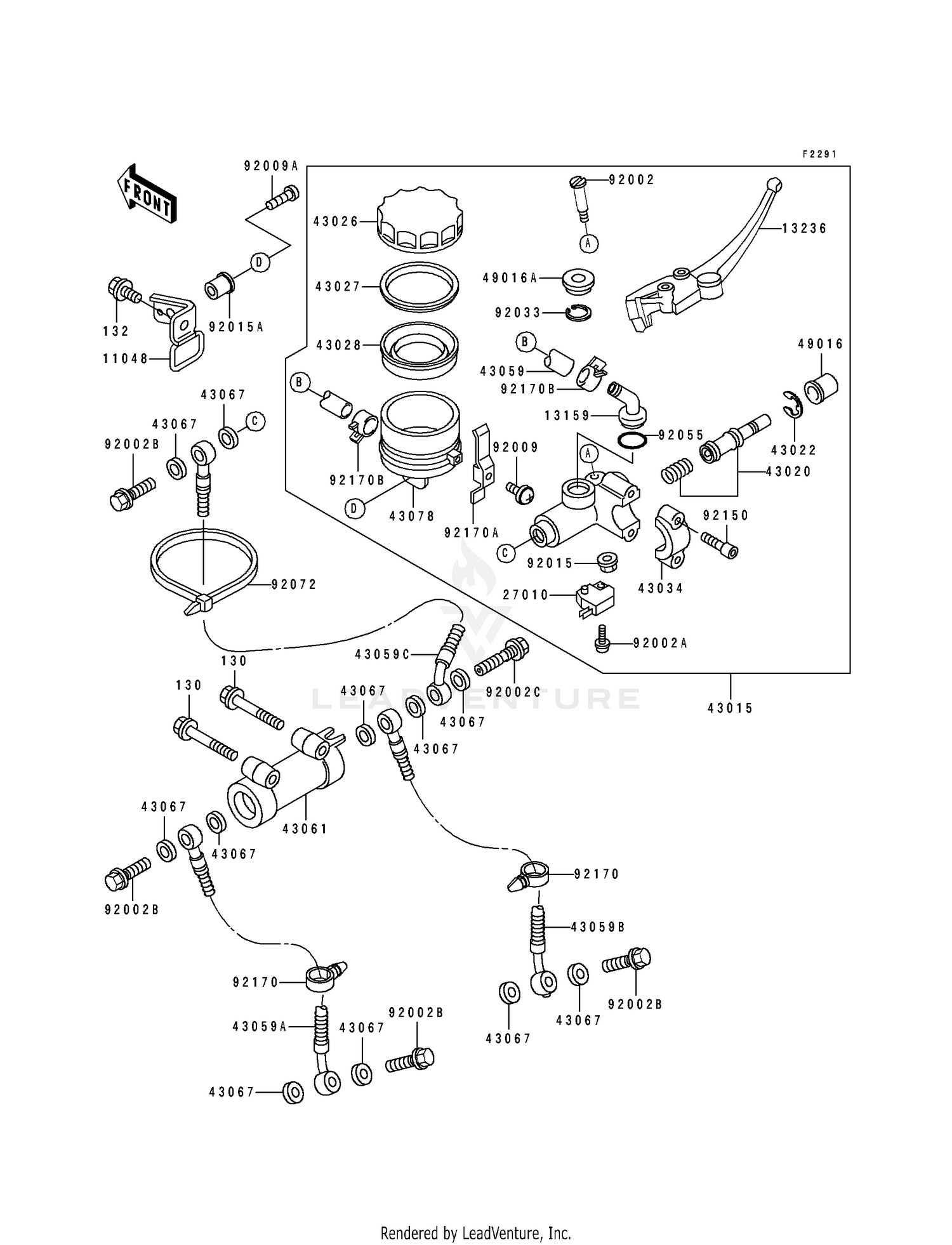 FRONT MASTER CYLINDER