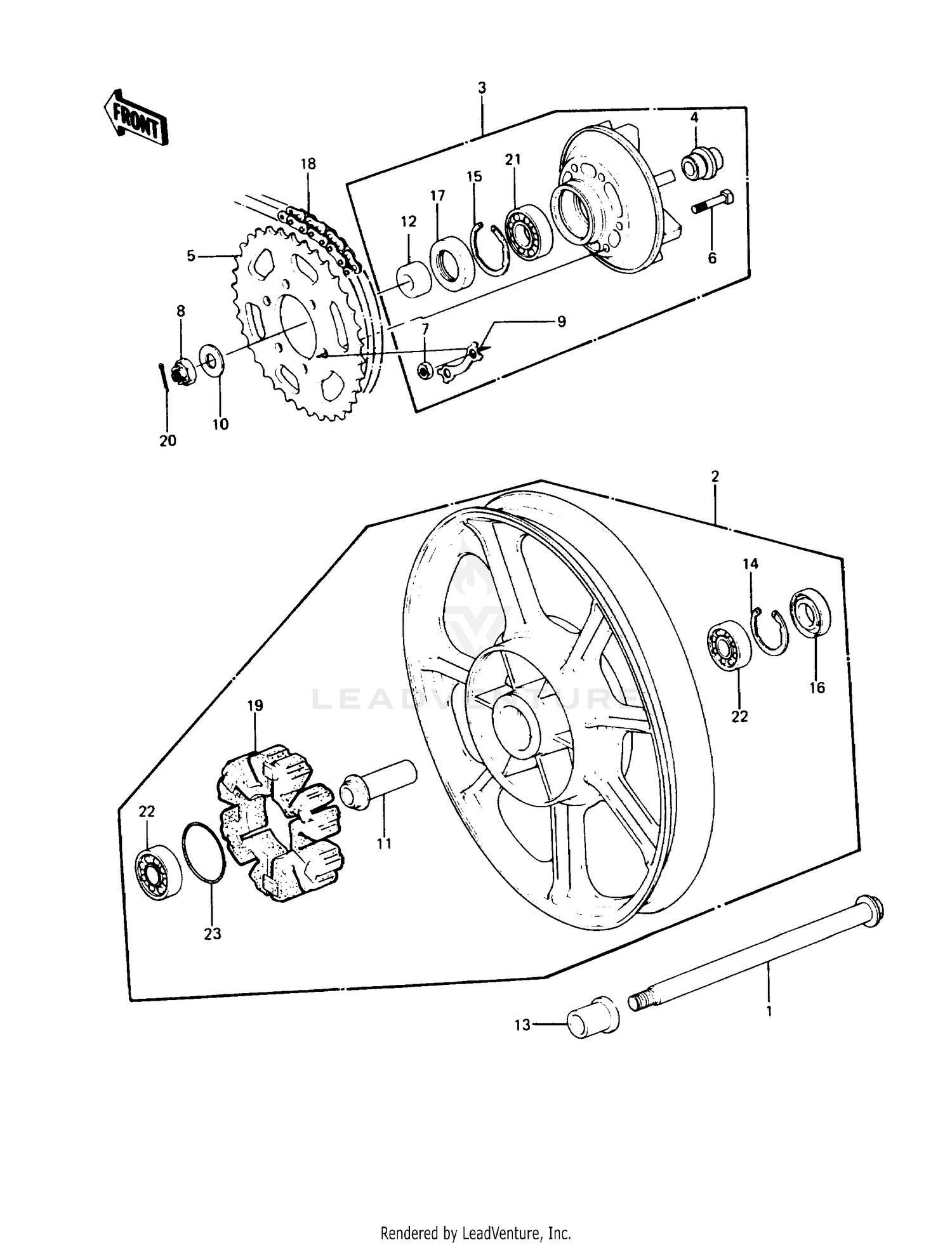 REAR HUB