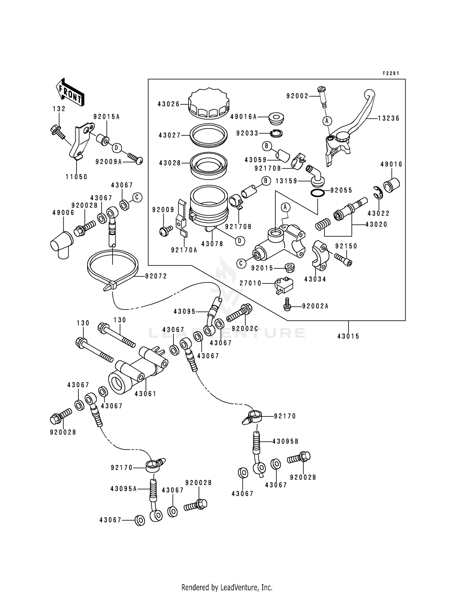 FRONT MASTER CYLINDER