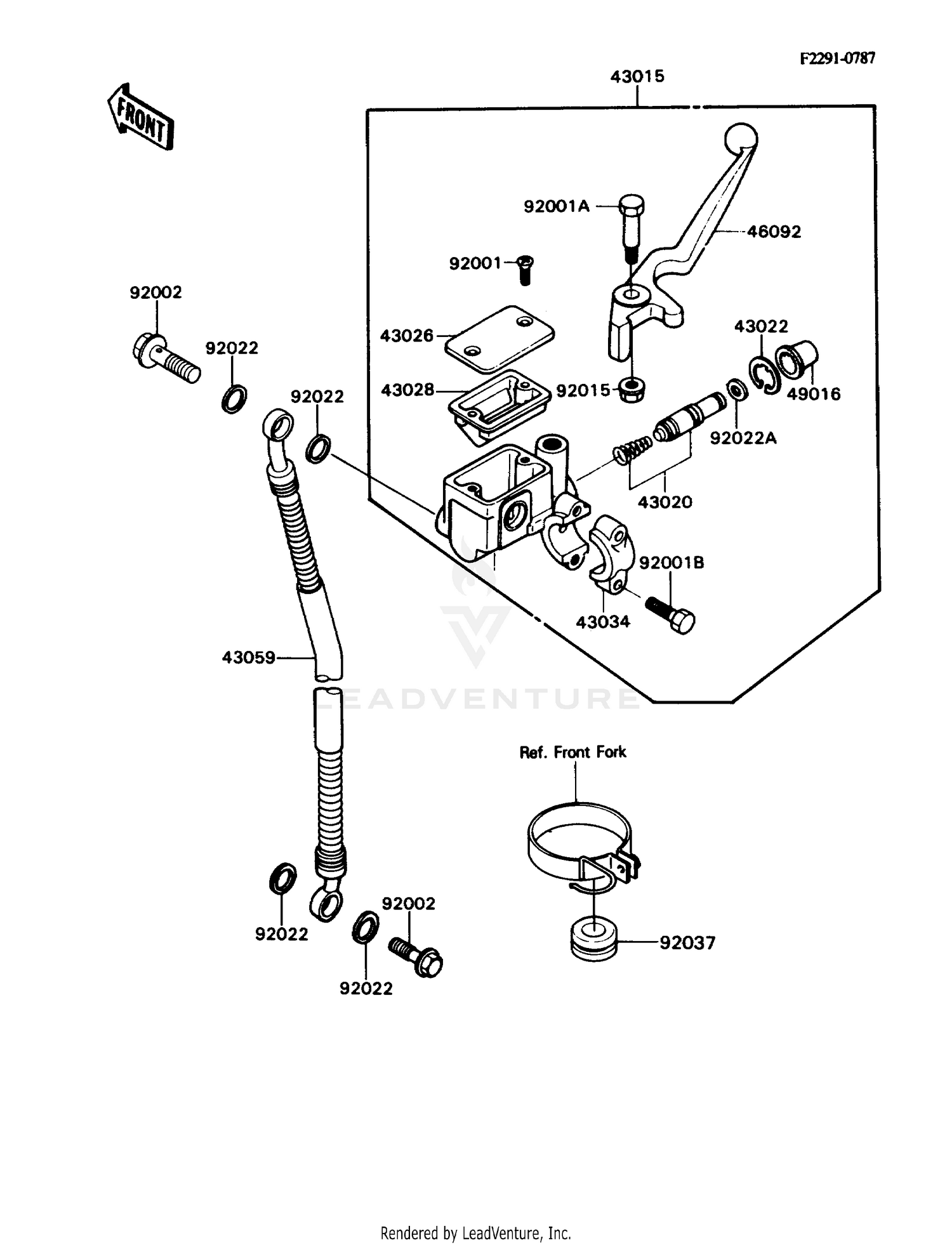 FRONT MASTER CYLINDER