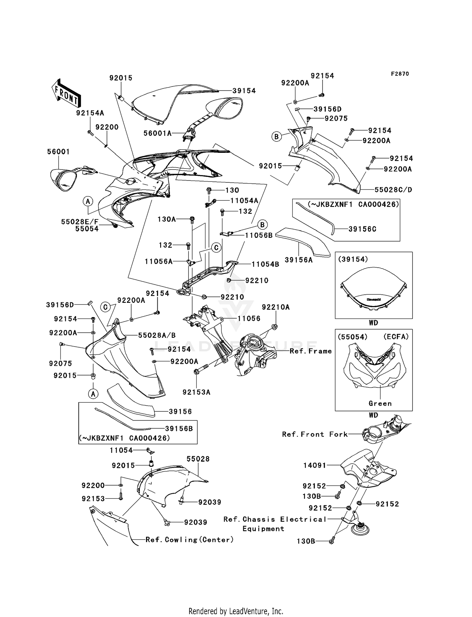 COWLING (UPPER)(ECF/ECFA)