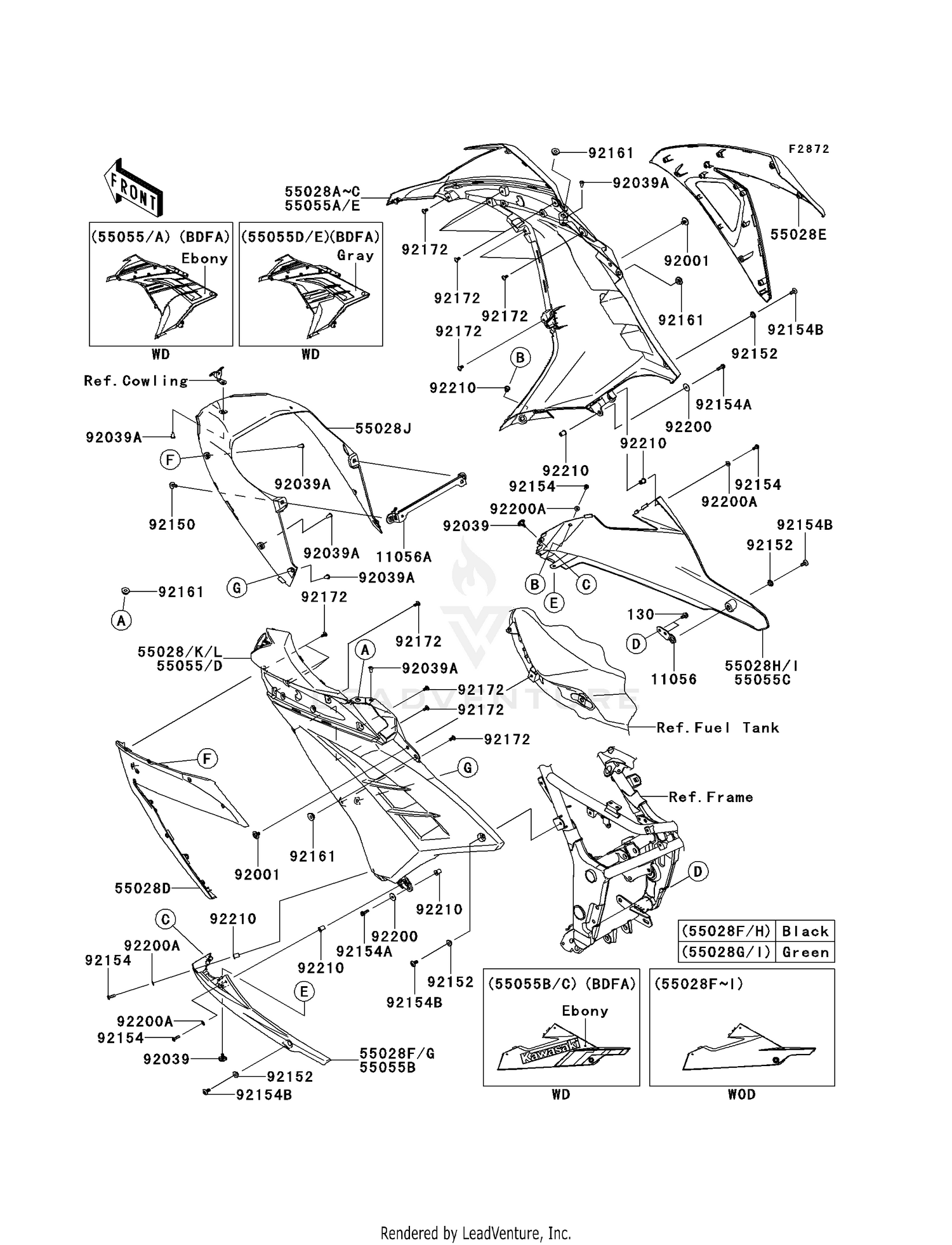 COWLING LOWERS (BDF-BEF)