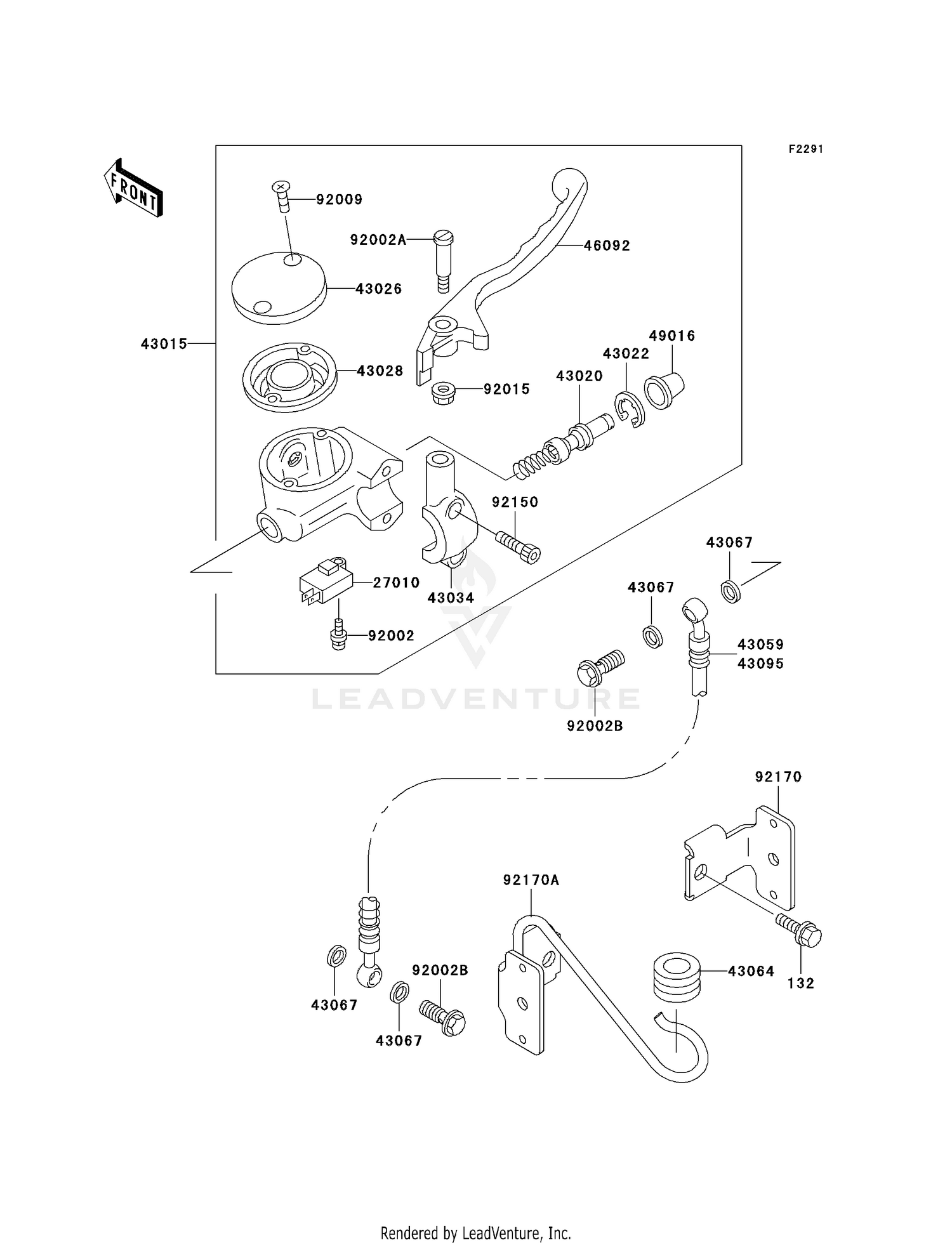 FRONT MASTER CYLINDER