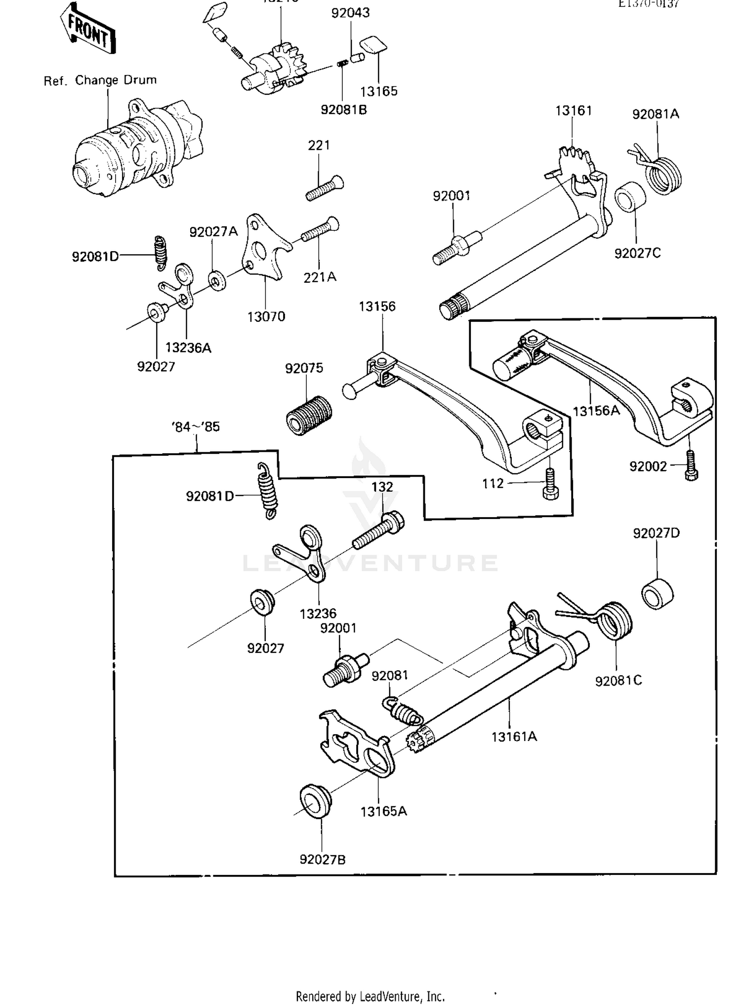 GEAR CHANGE MECHANISM
