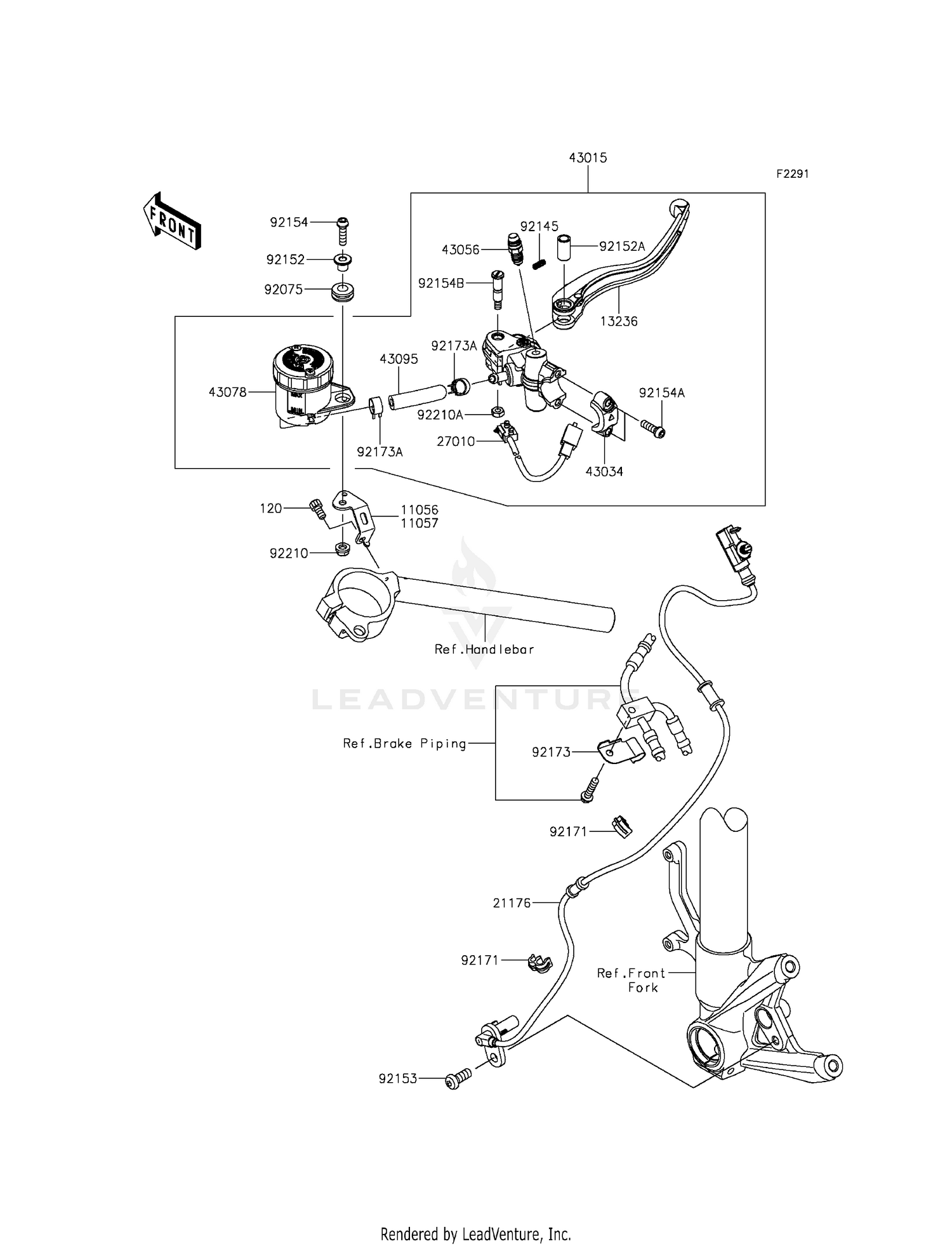 FRONT MASTER CYLINDER