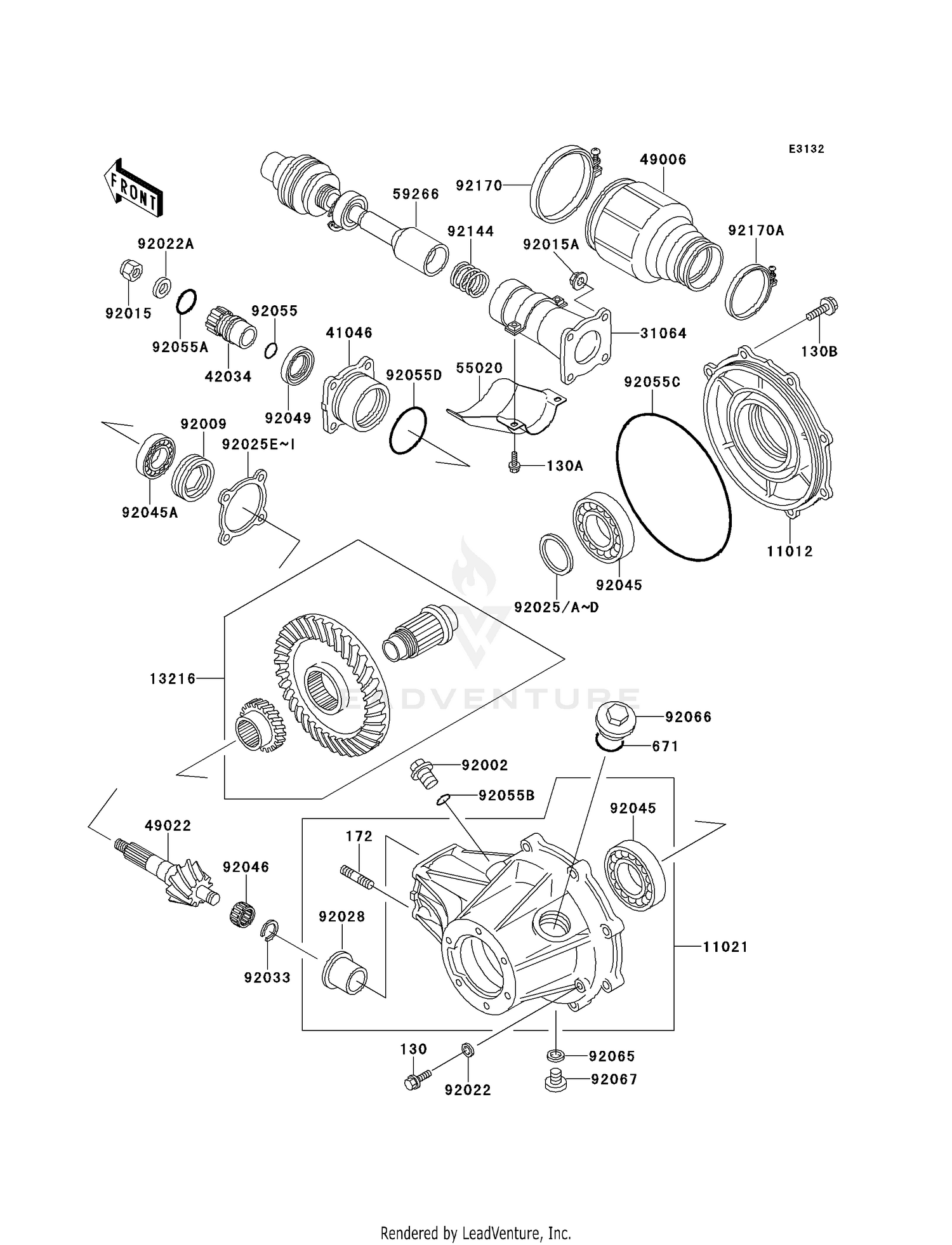 DRIVE SHAFT/FINAL GEAR