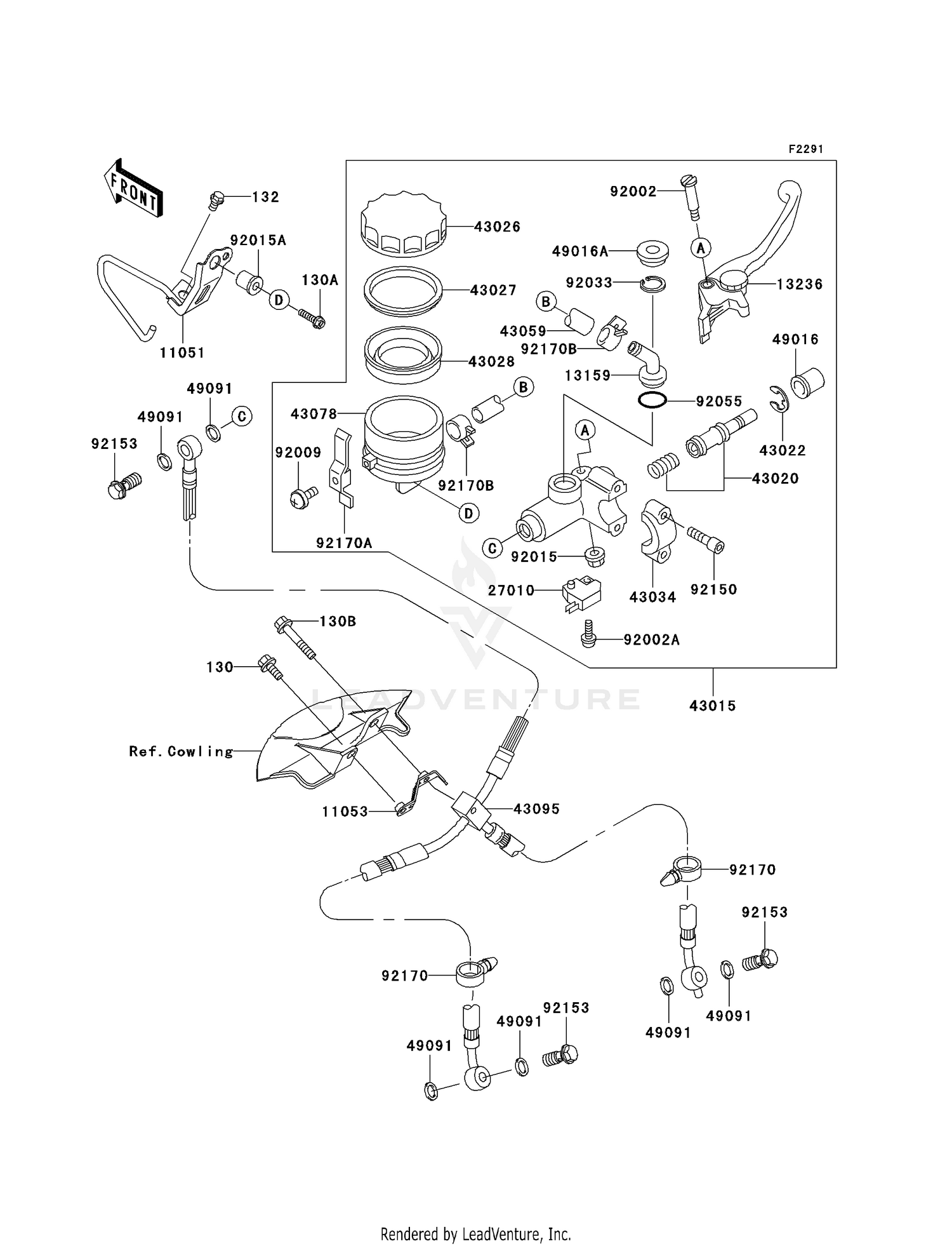 FRONT MASTER CYLINDER