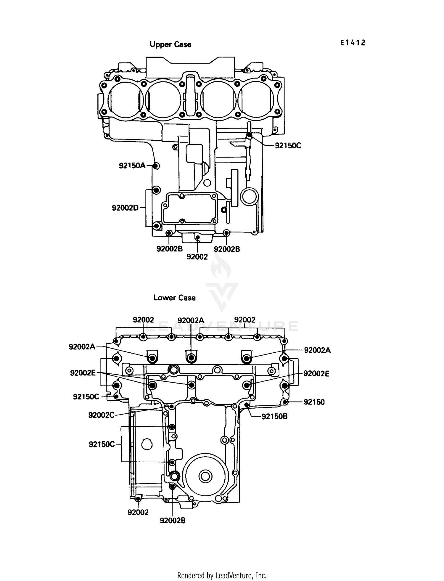 CRANKCASE BOLT PATTERN