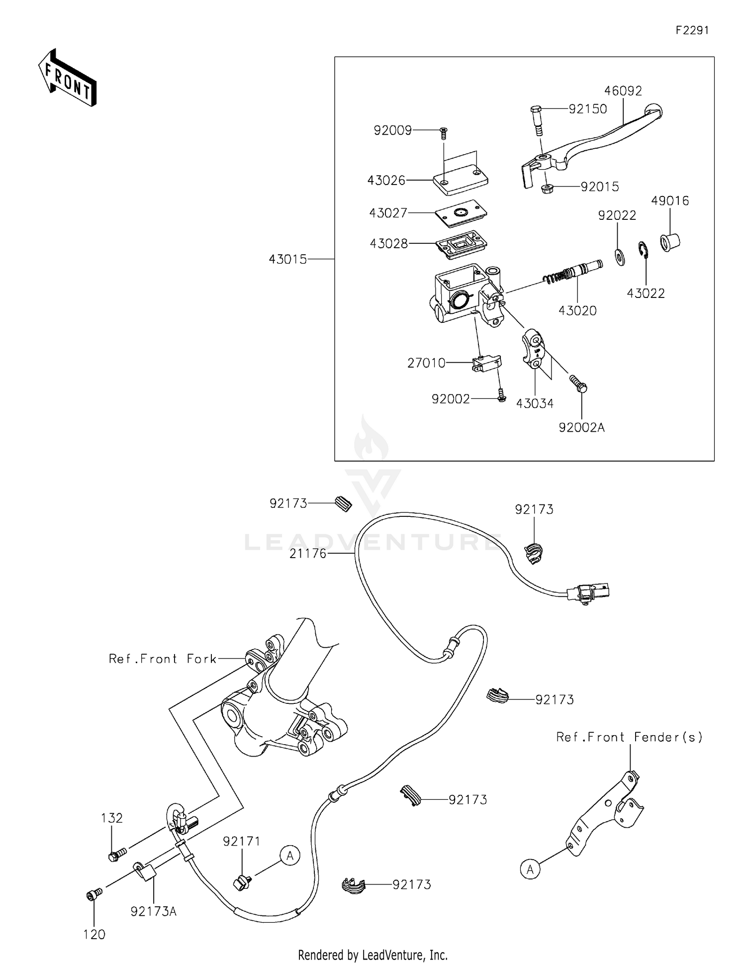 Front Master Cylinder