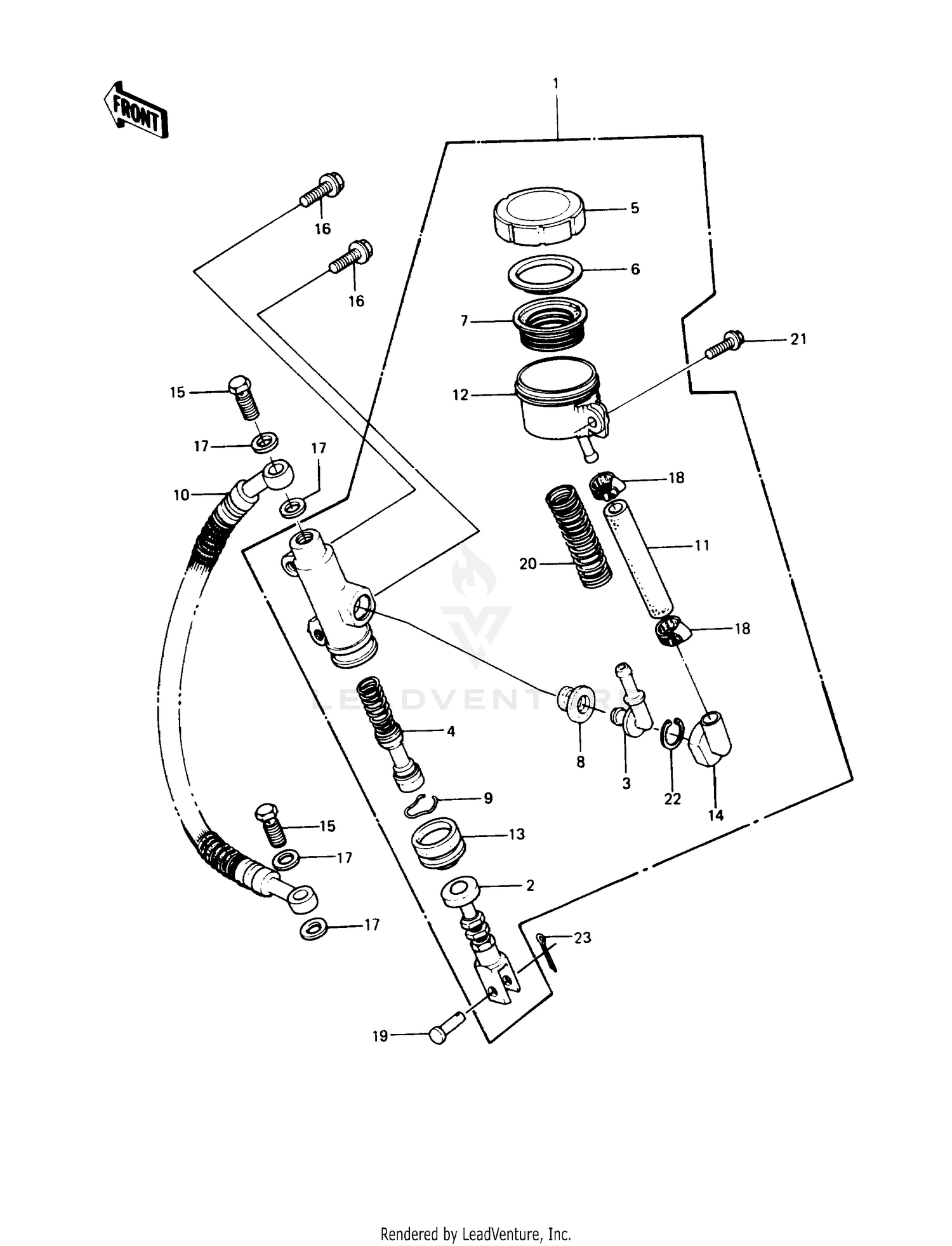 REAR MASTER CYLINDER