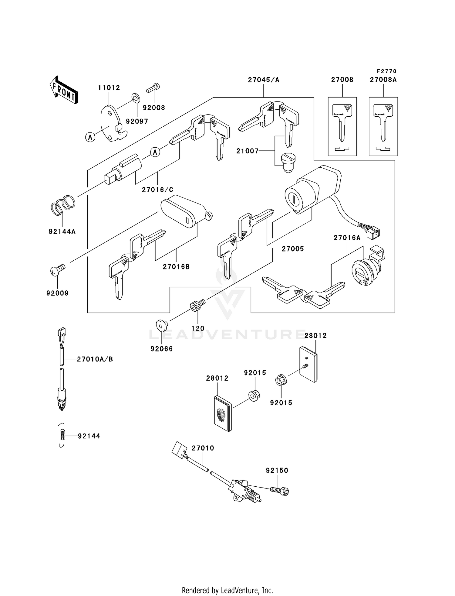 IGNITION SWITCH/LOCKS/REFLECTORS