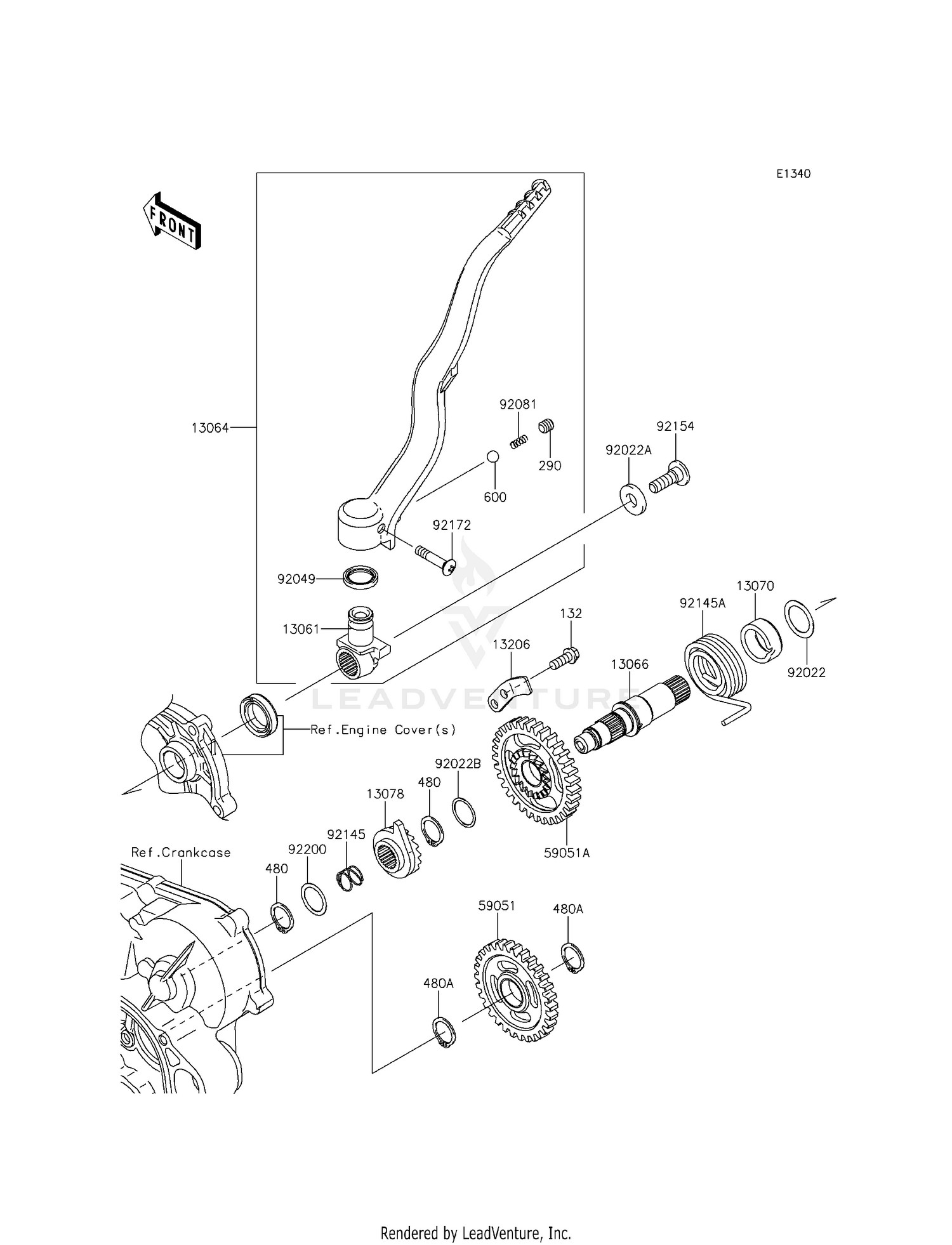 KICKSTARTER MECHANISM
