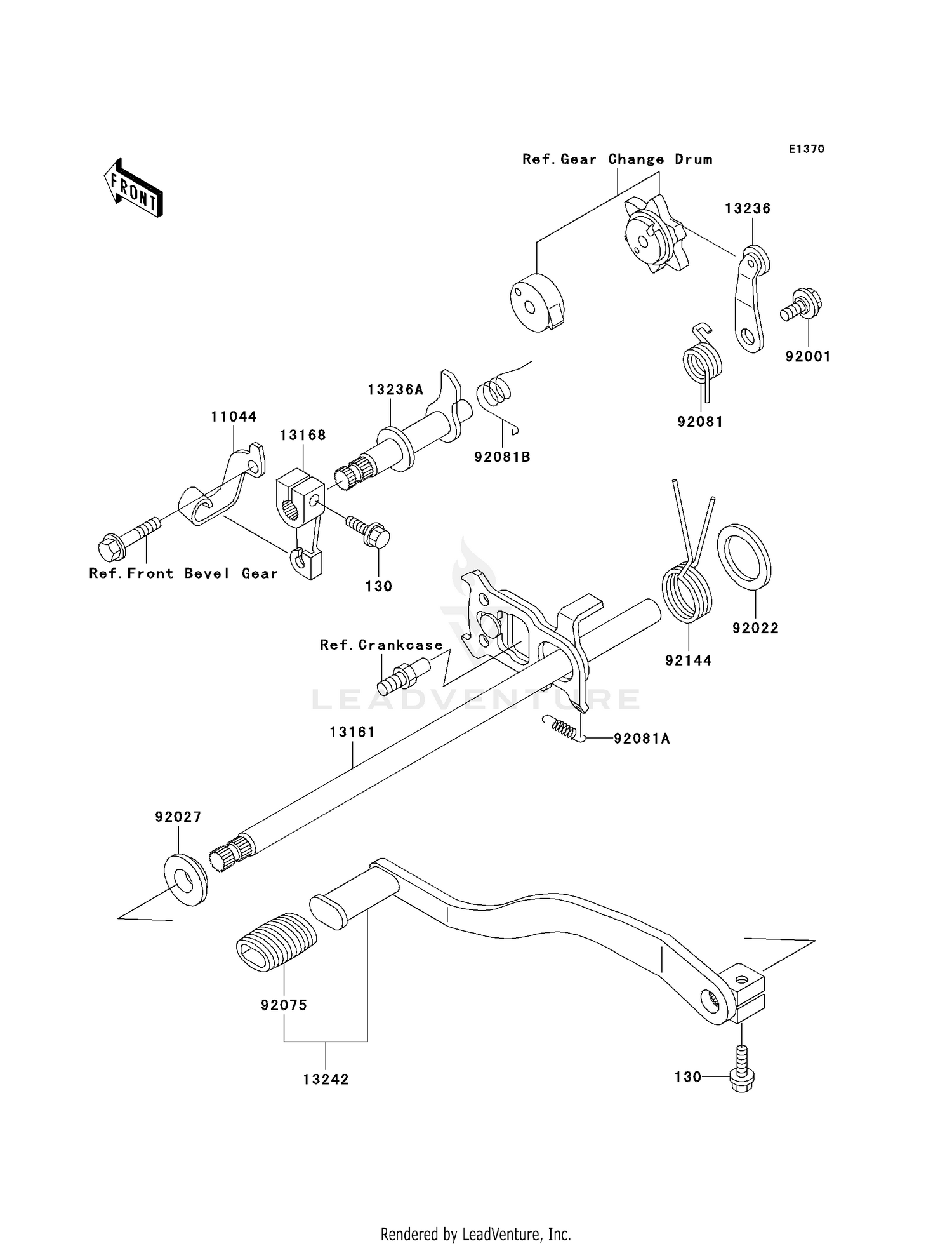 GEAR CHANGE MECHANISM