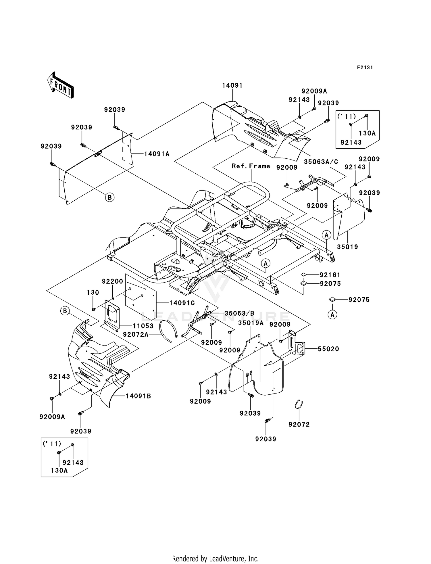 FRAME FITTINGS (REAR)
