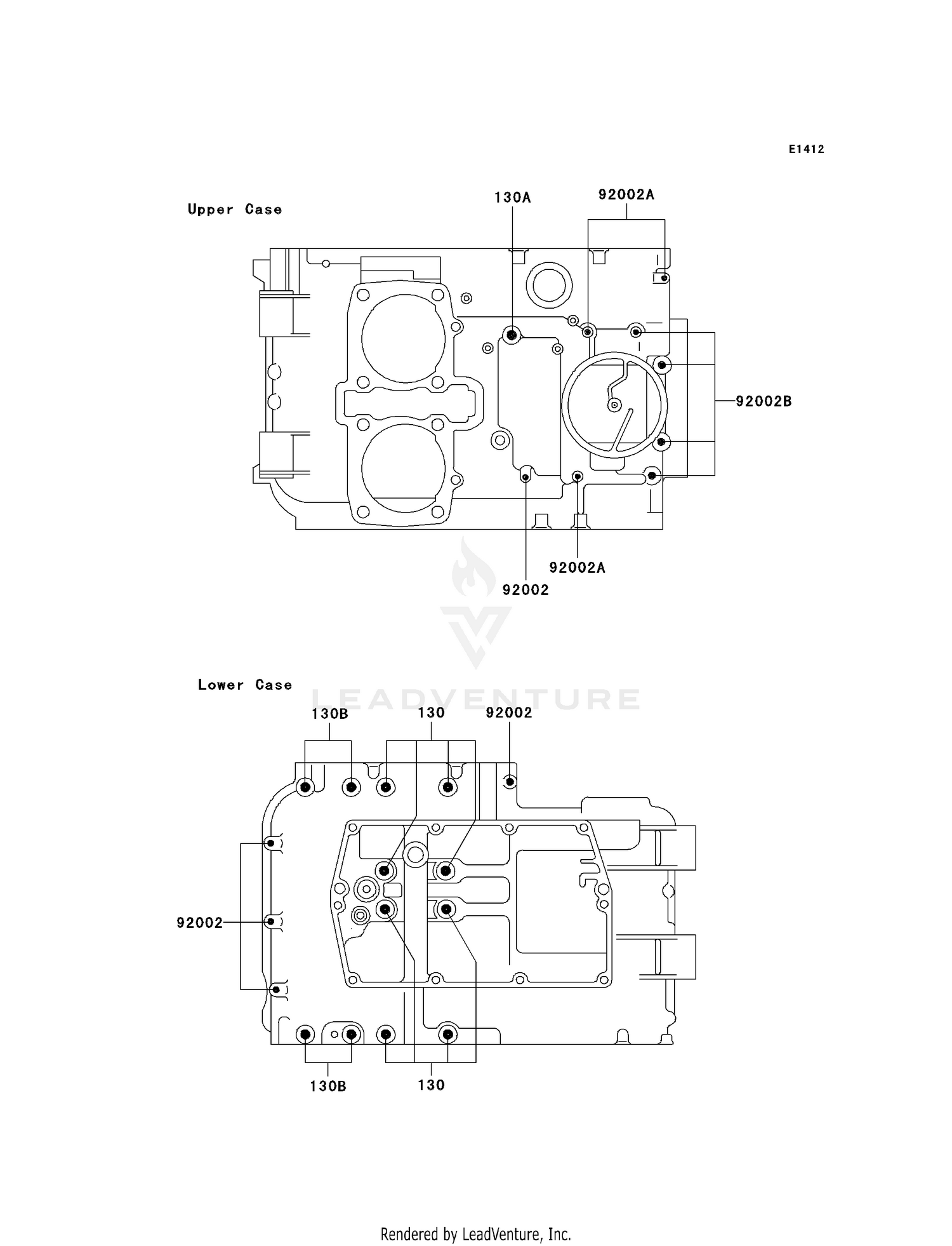 CRANKCASE BOLT PATTERN