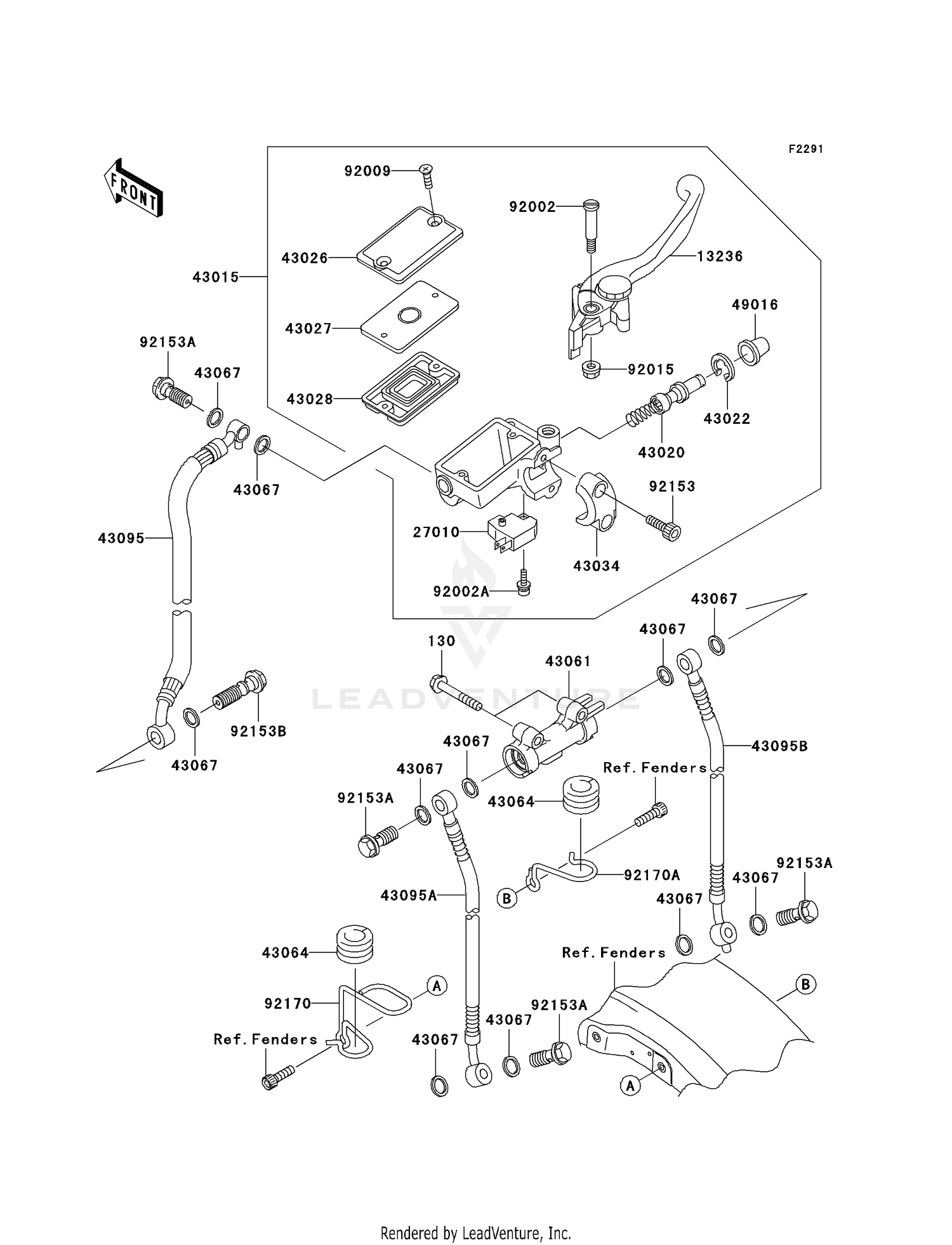 FRONT MASTER CYLINDER