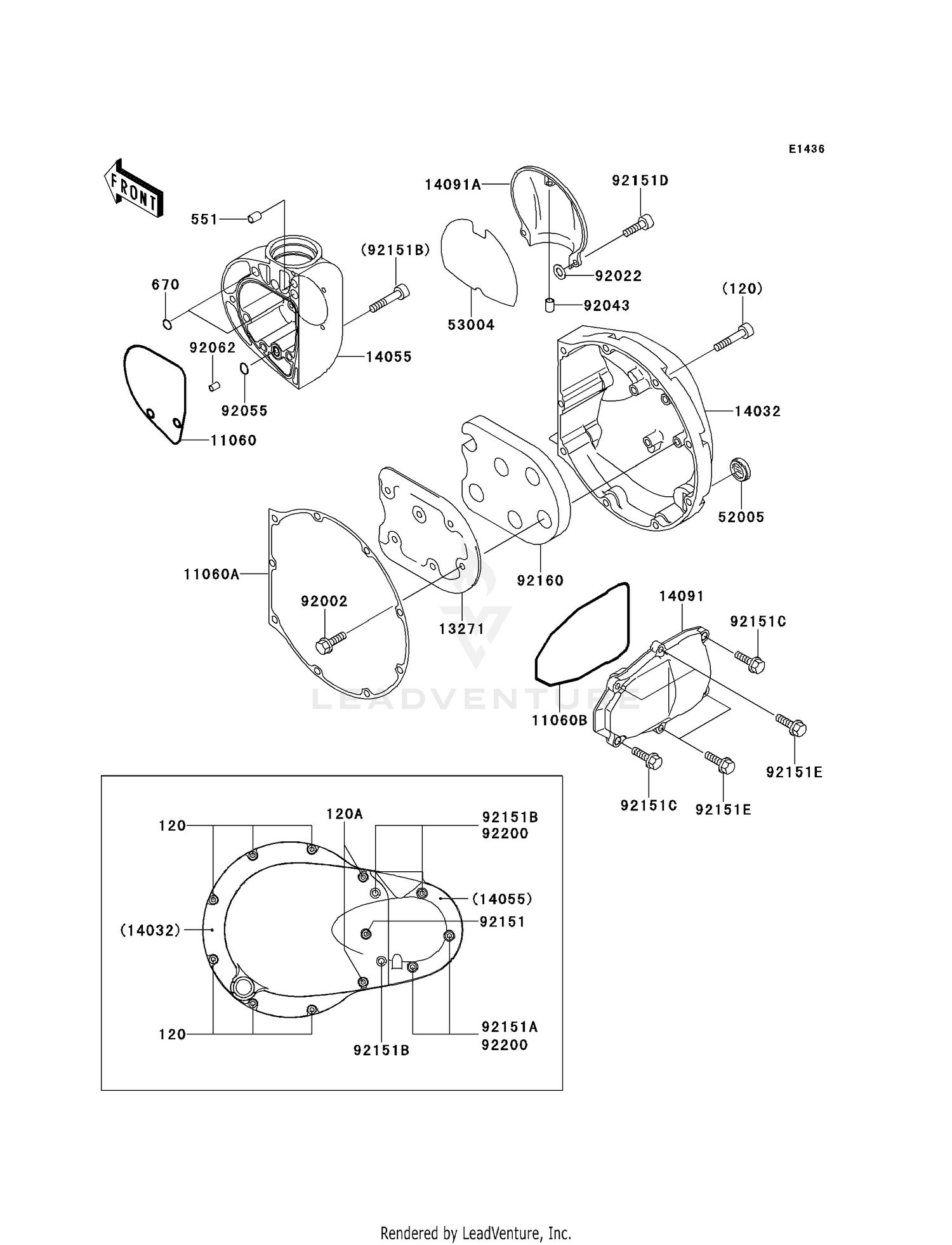 RIGHT ENGINE COVER(S)