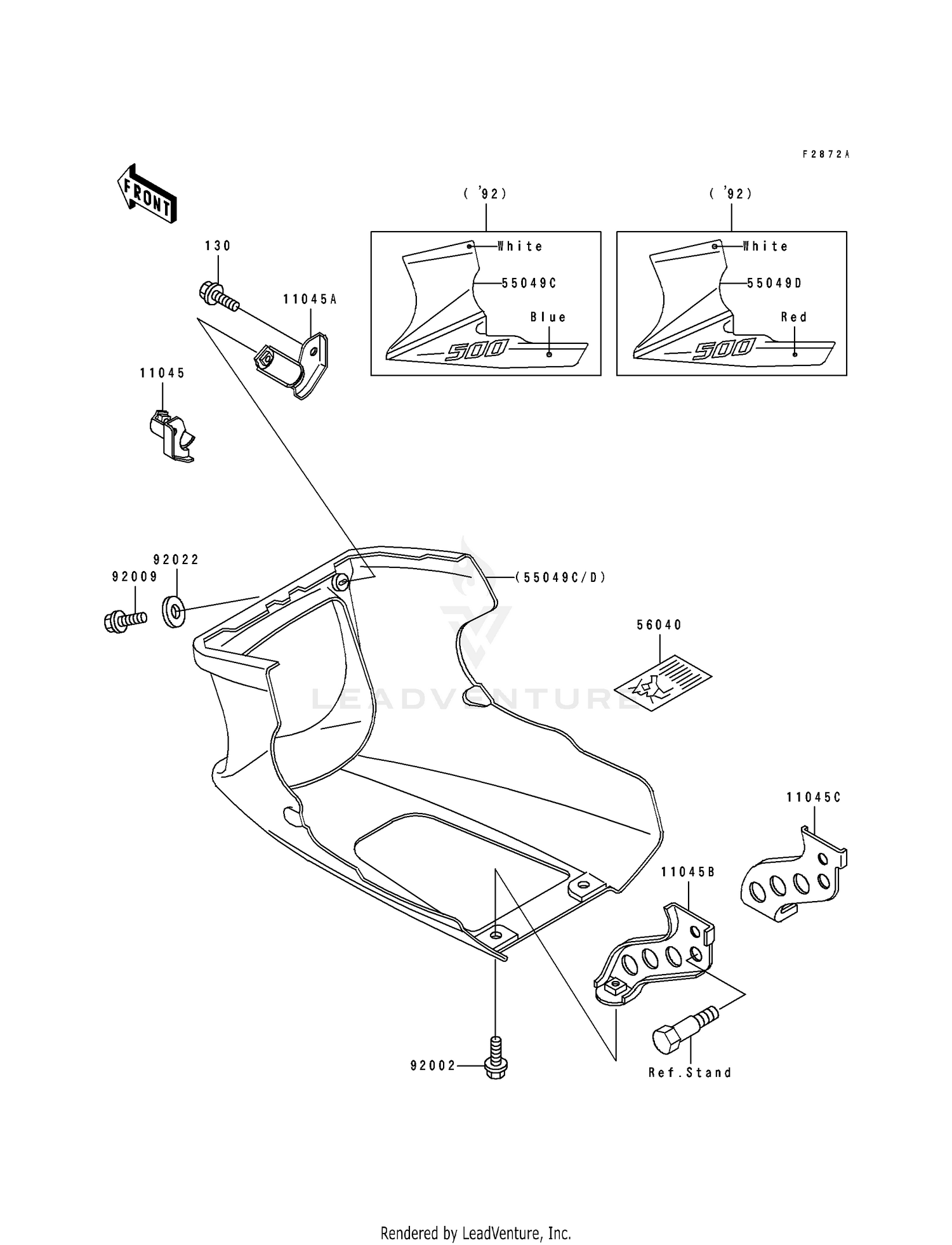 COWLING LOWERS (EX500-A6)