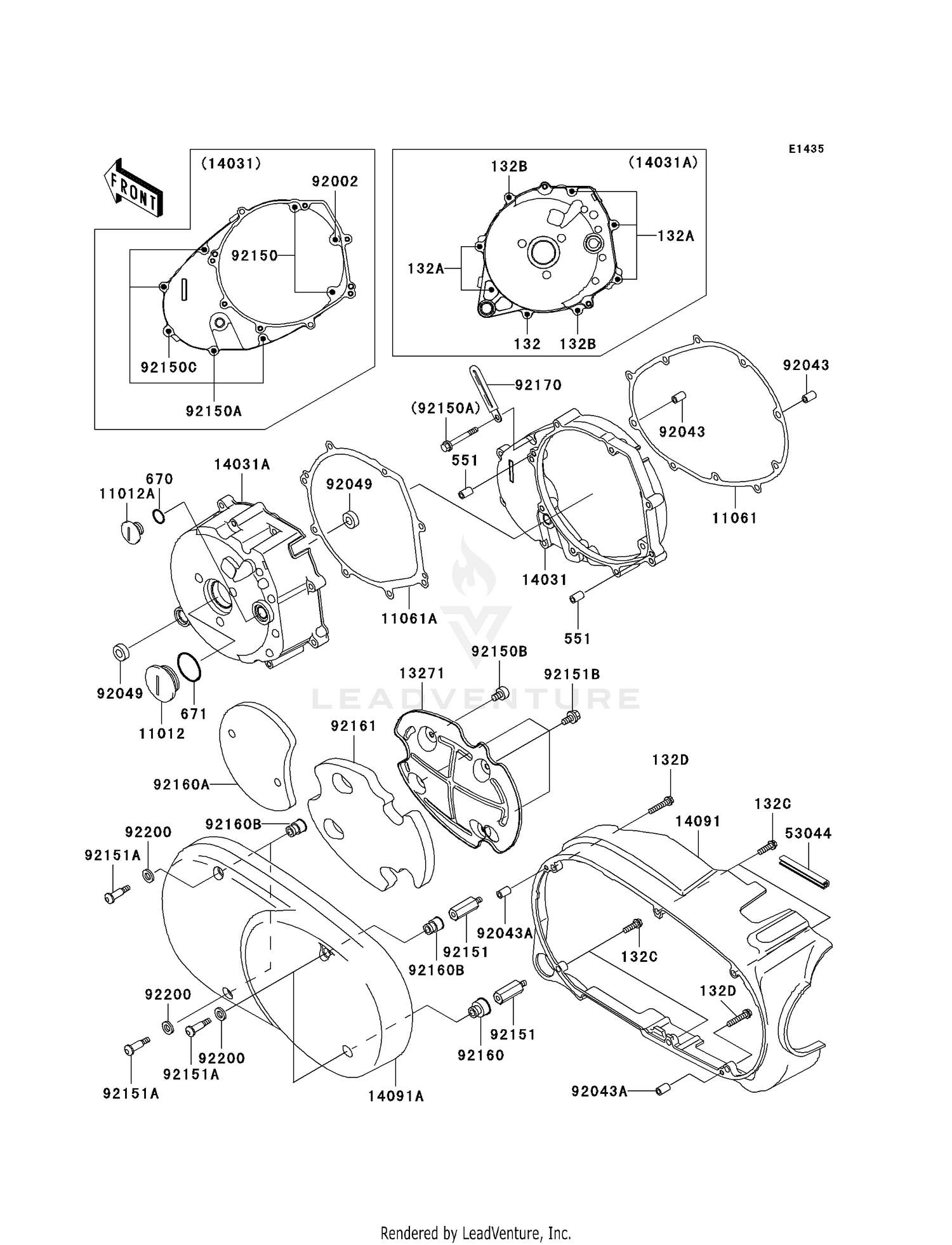 LEFT ENGINE COVER(S)