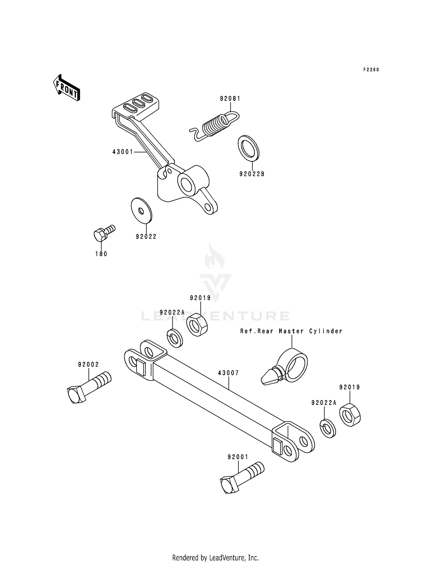 BRAKE PEDAL/TORQUE LINK