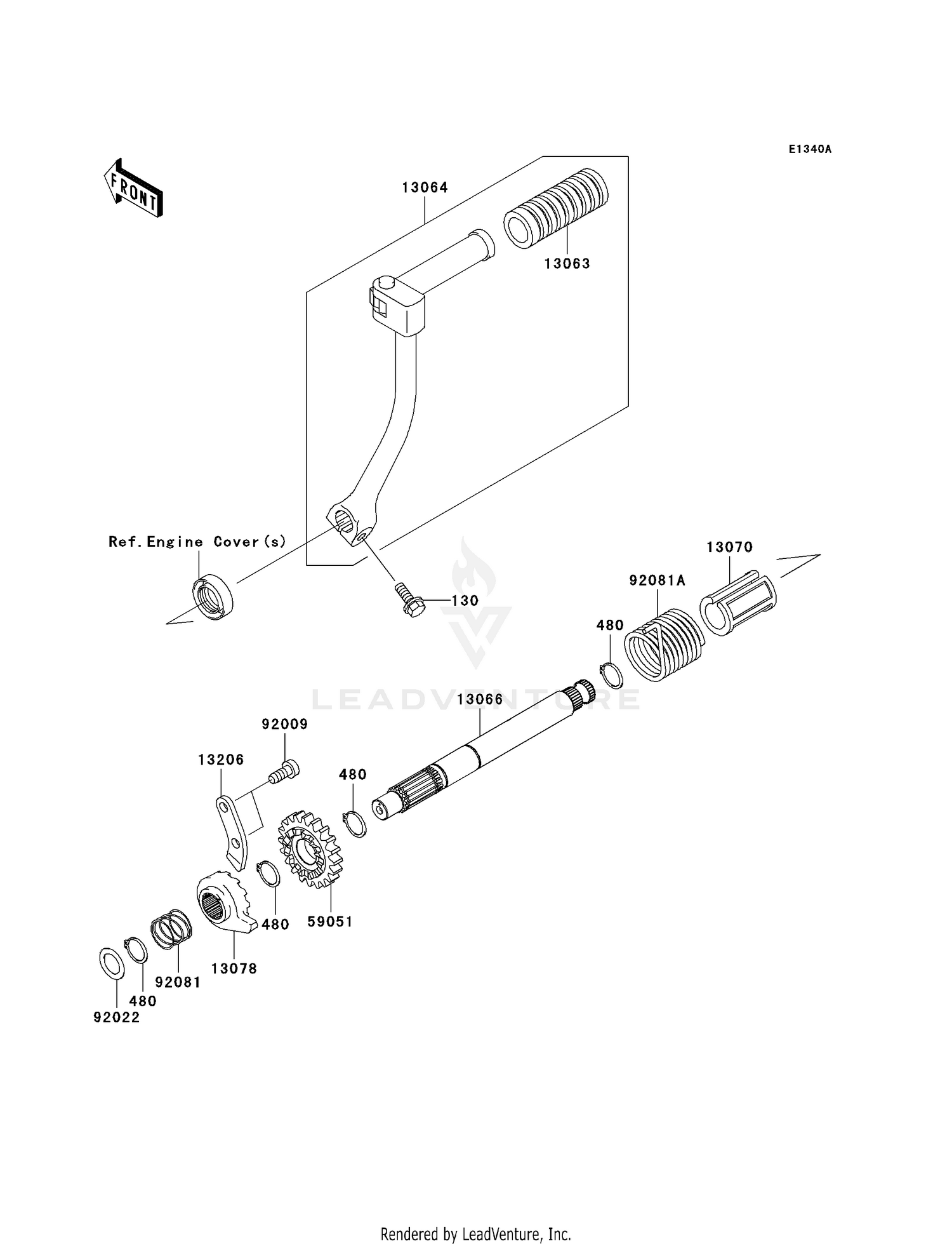 KICKSTARTER MECHANISM (A2-A4)