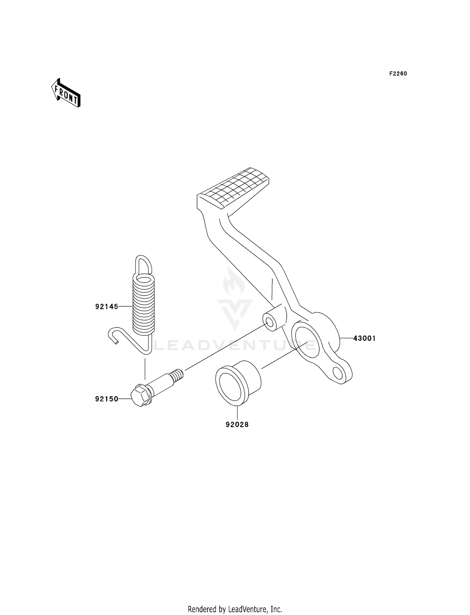 BRAKE PEDAL/TORQUE LINK
