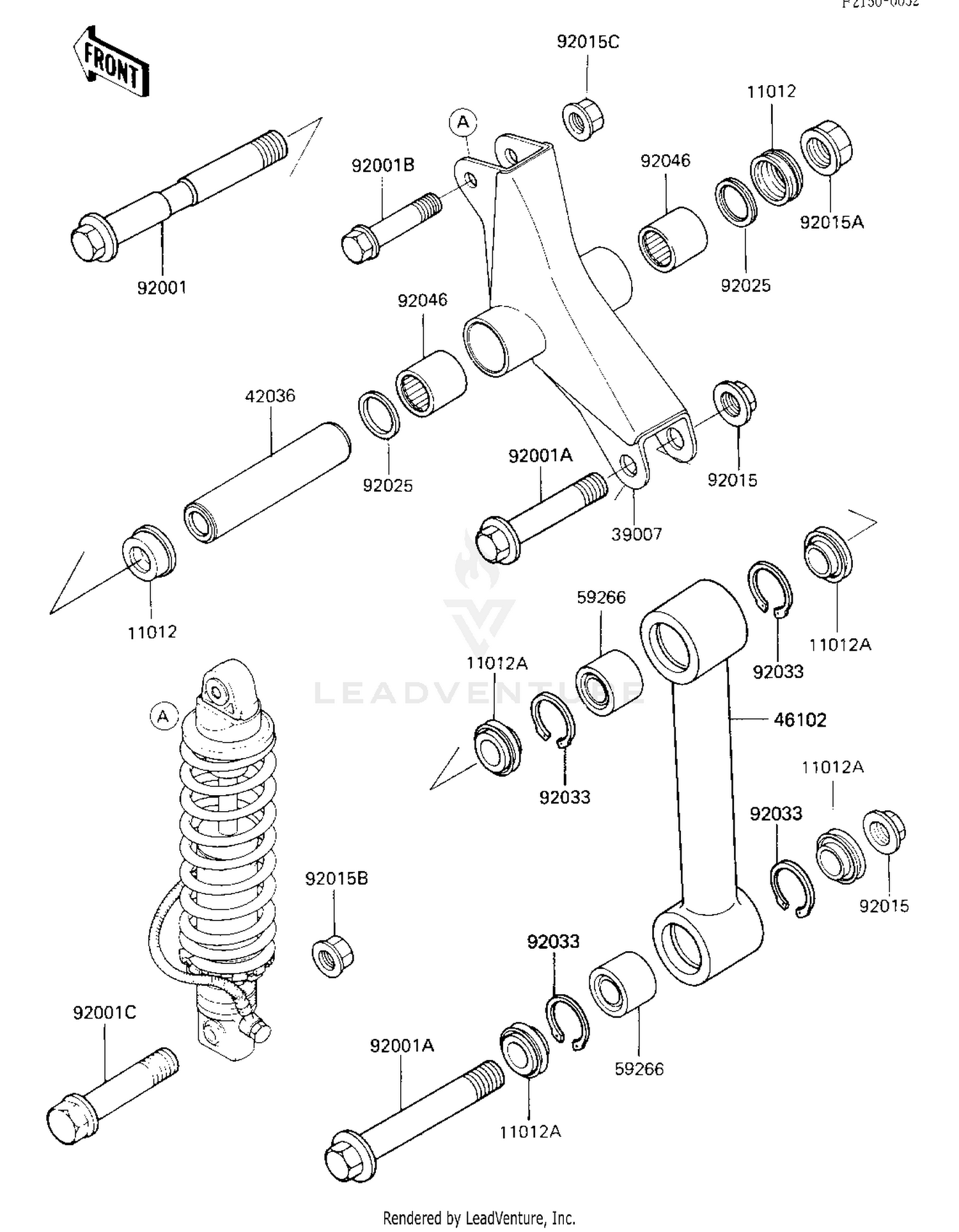 REAR SUSPENSION ('84 A1)