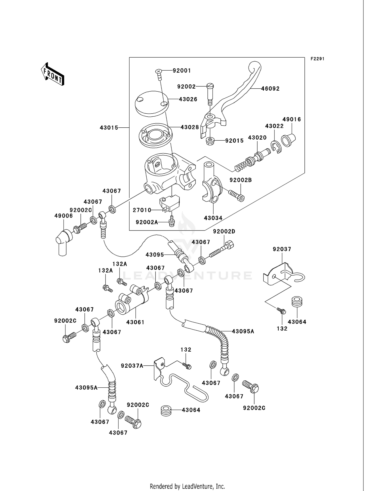 FRONT MASTER CYLINDER