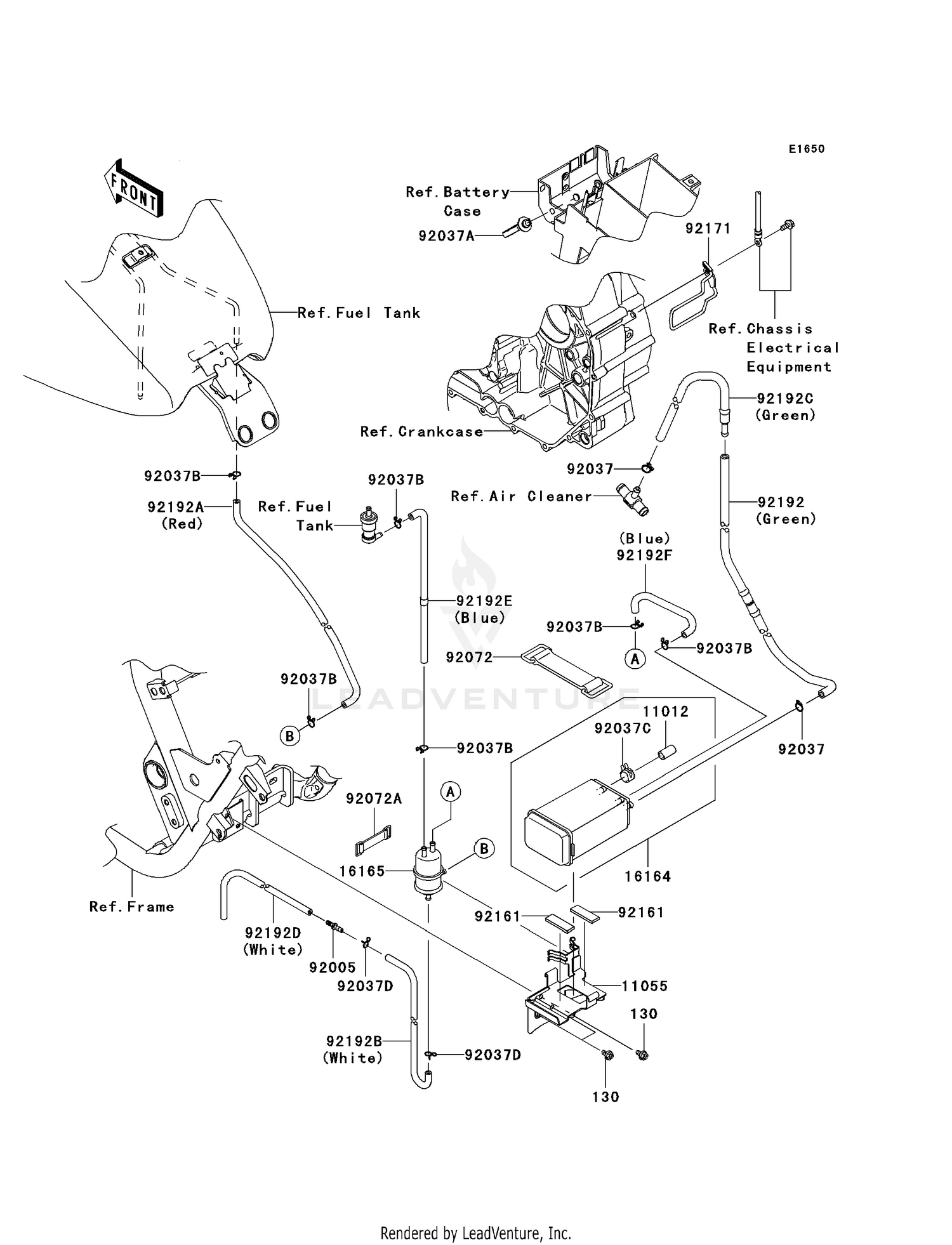 FUEL EVAPORATIVE SYSTEM (CA)