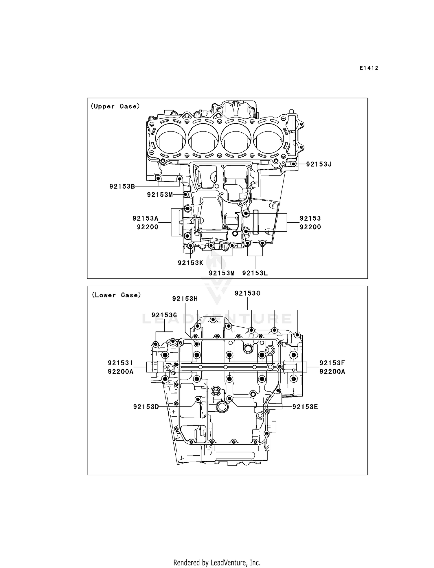 CRANKCASE BOLT PATTERN