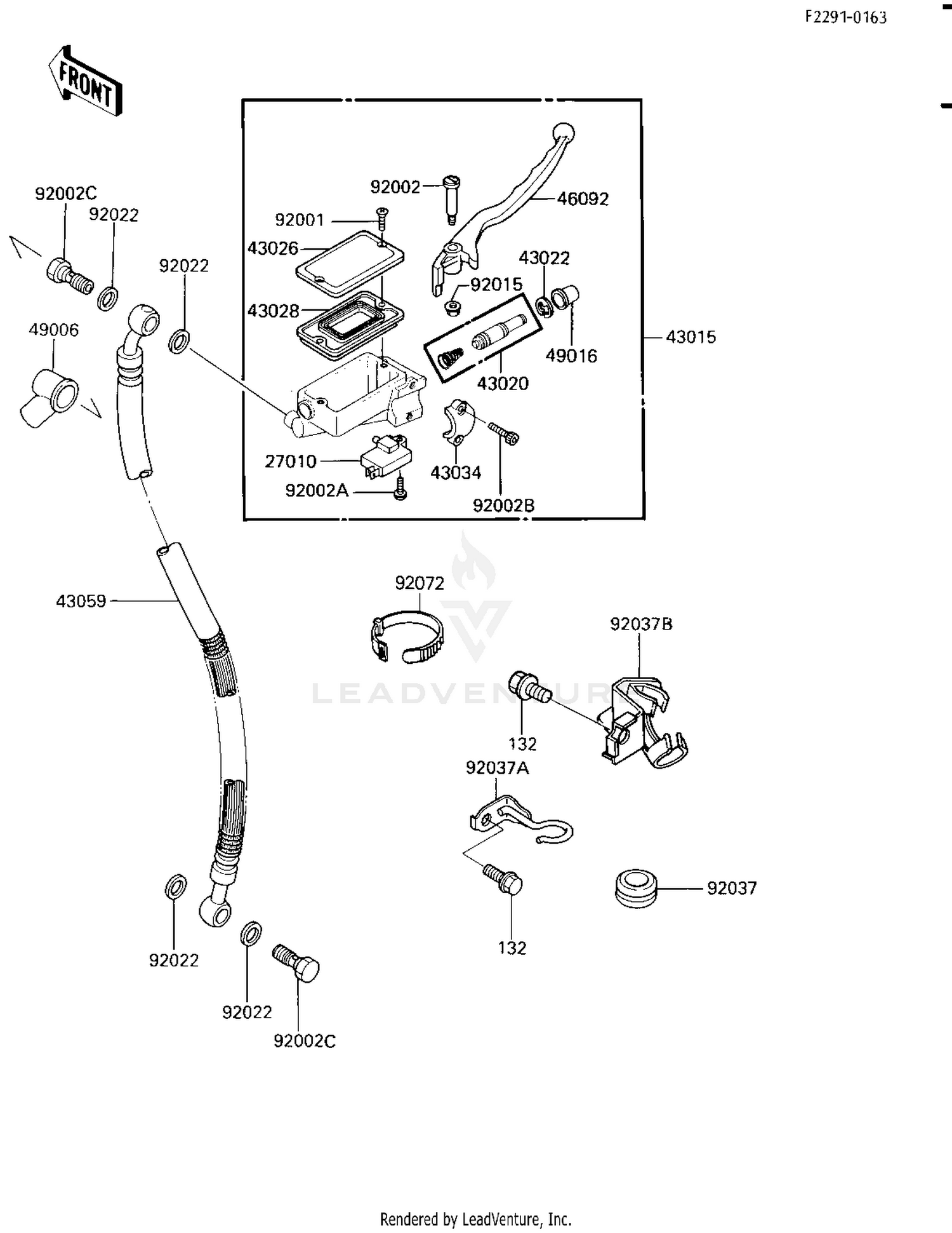 FRONT MASTER CYLINDER