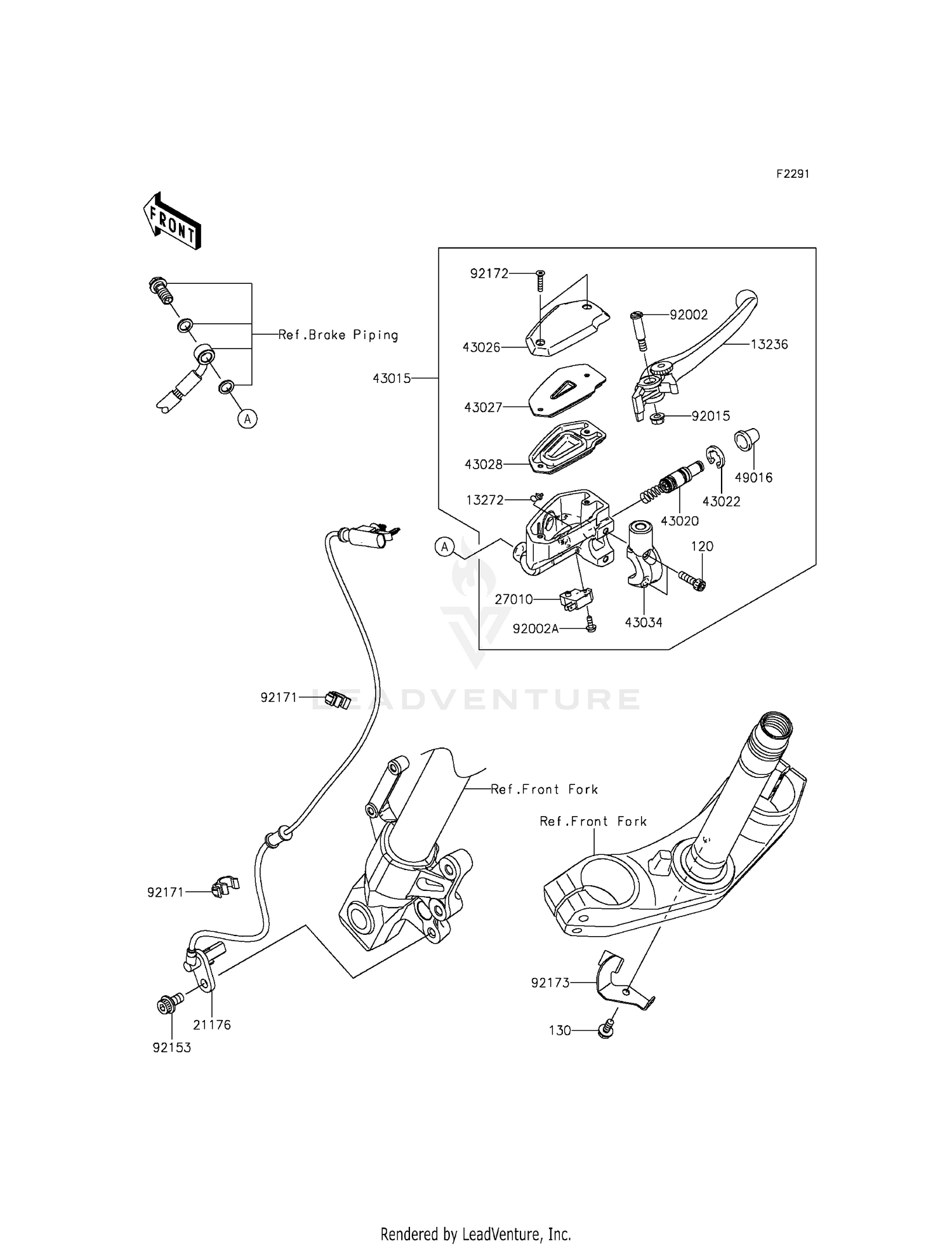 FRONT MASTER CYLINDER