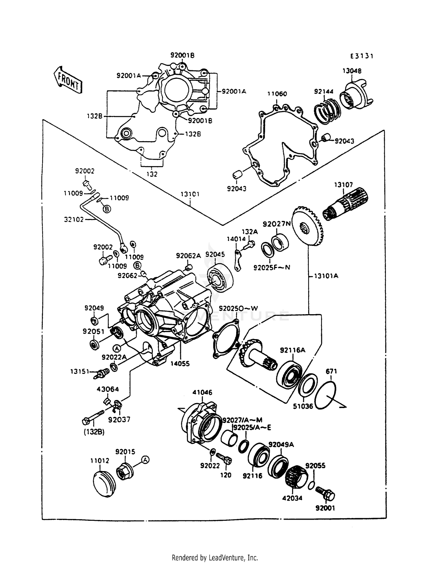 FRONT BEVEL GEAR