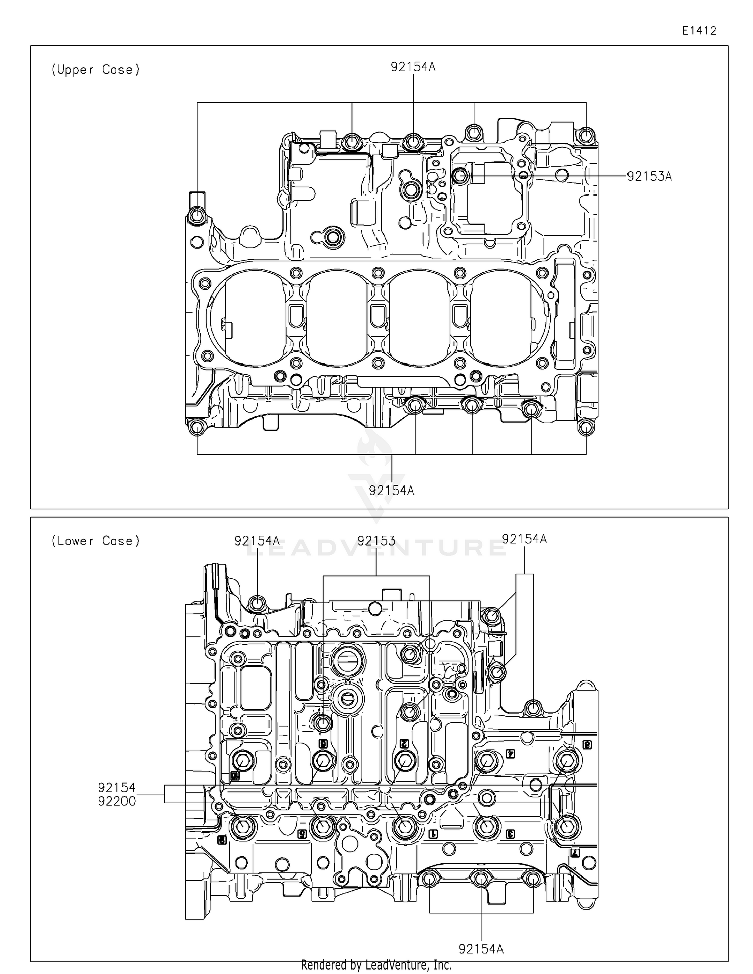 Crankcase Bolt Pattern