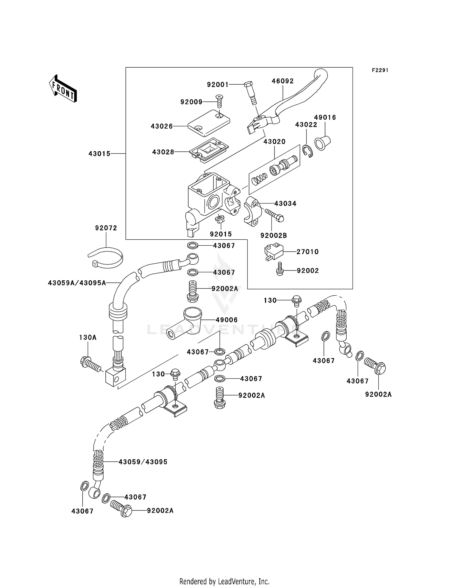 FRONT MASTER CYLINDER